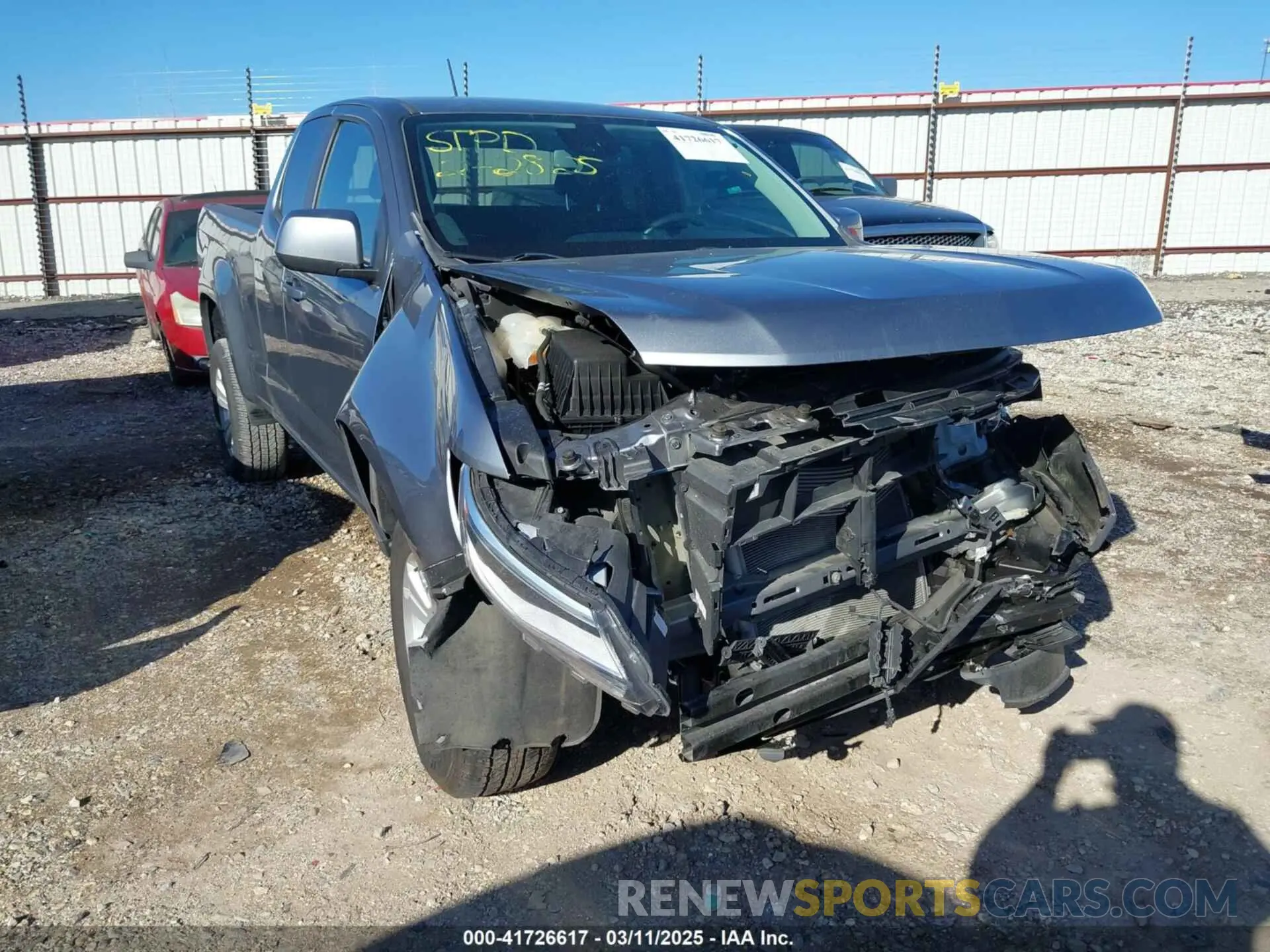 1 fotografías del automóvil dañado 1GCHSCEA5M1294270 CHEVROLET COLORADO 2021