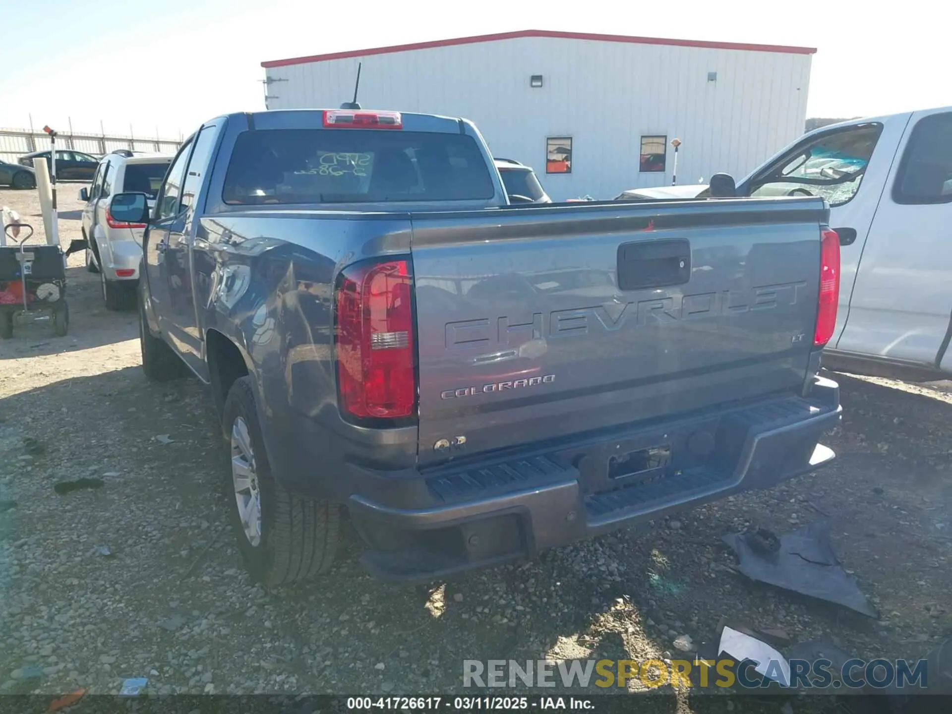 3 fotografías del automóvil dañado 1GCHSCEA5M1294270 CHEVROLET COLORADO 2021