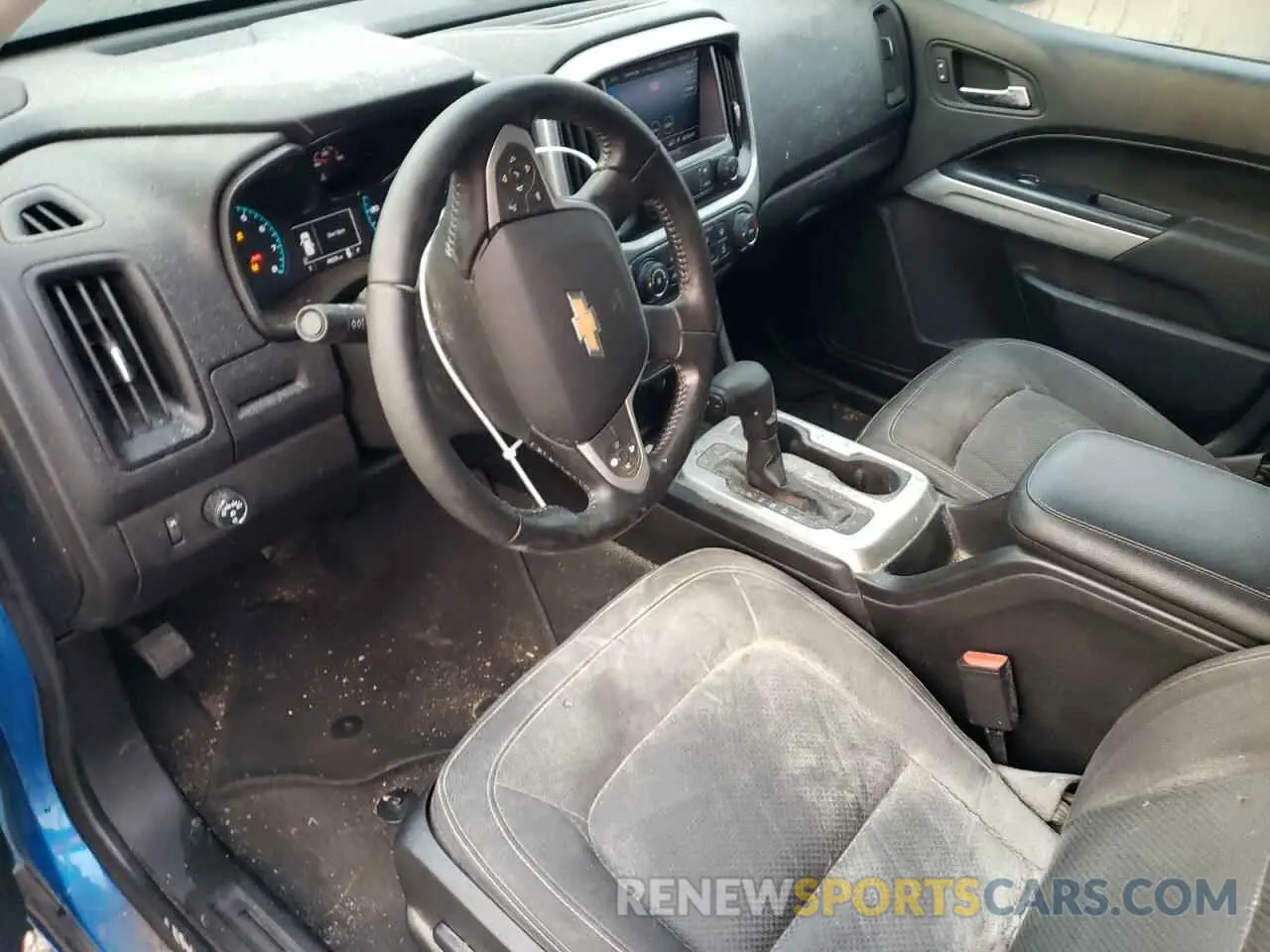 8 fotografías del automóvil dañado 1GCHSCEA7M1123021 CHEVROLET COLORADO 2021