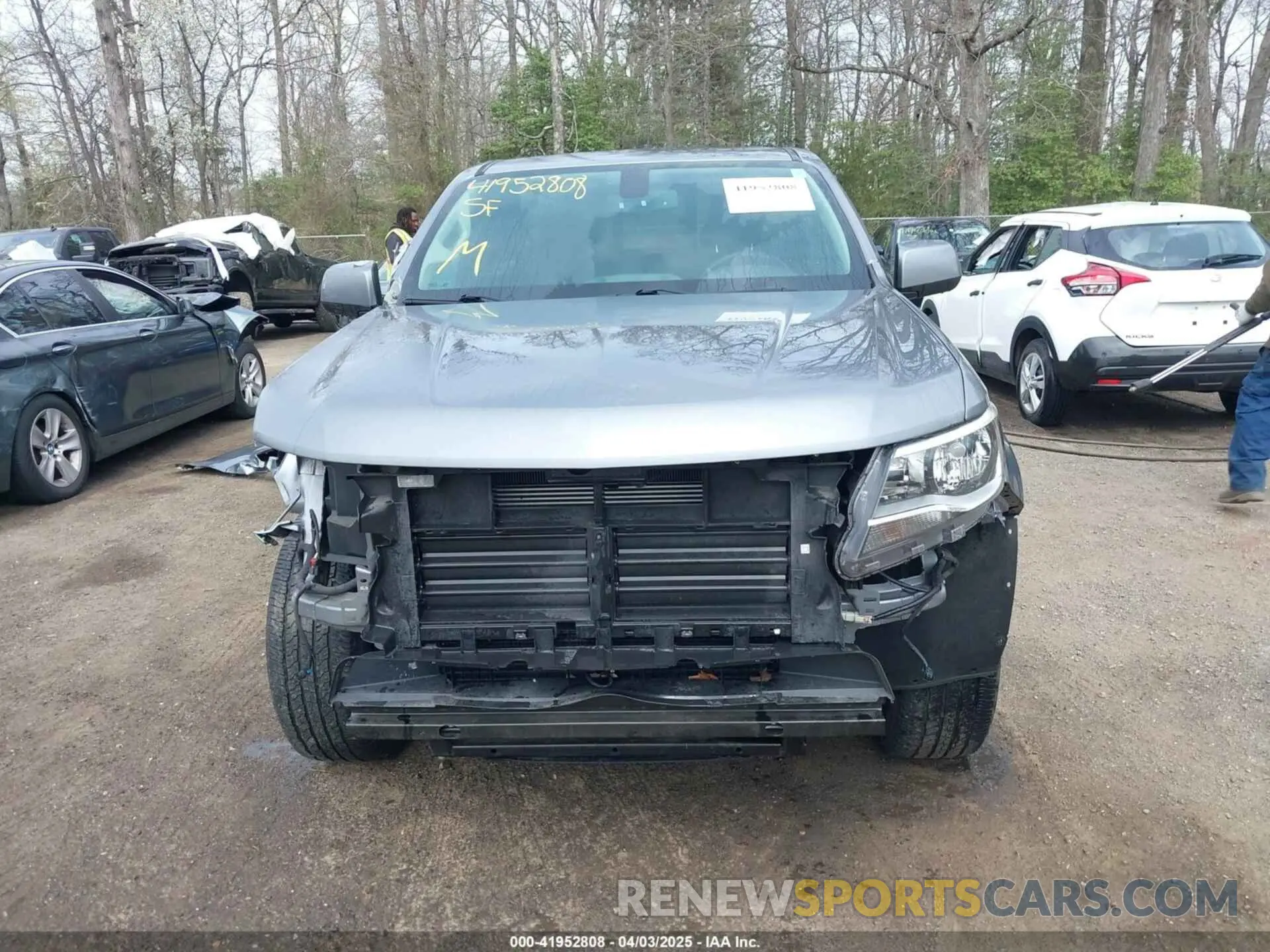 13 fotografías del automóvil dañado 1GCHSCEA8M1117812 CHEVROLET COLORADO 2021