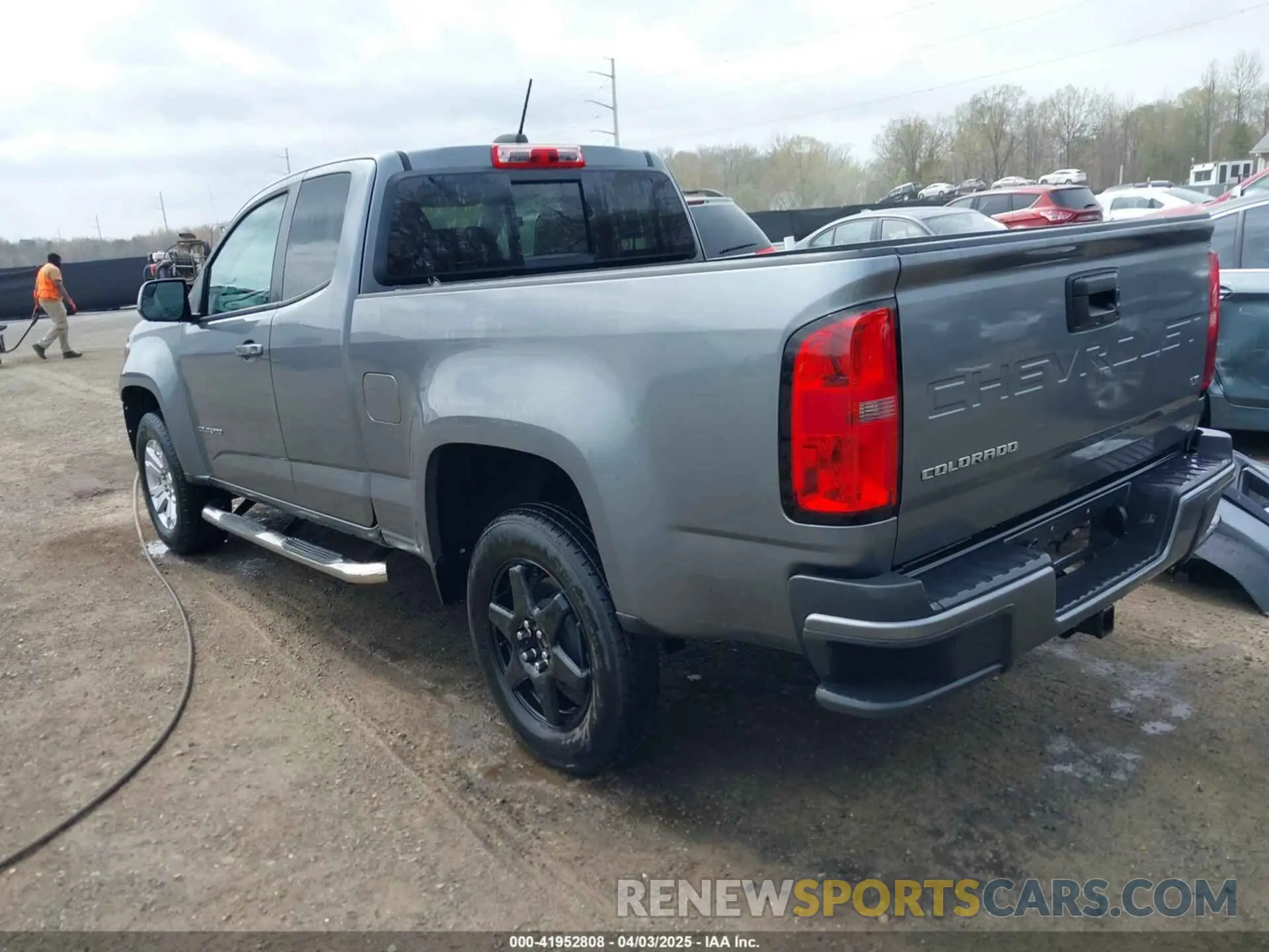 3 fotografías del automóvil dañado 1GCHSCEA8M1117812 CHEVROLET COLORADO 2021