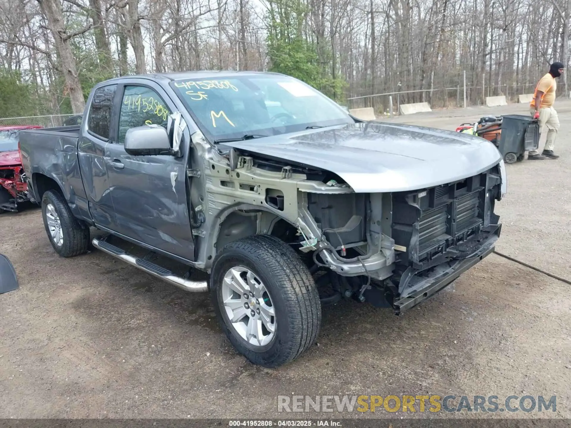 6 fotografías del automóvil dañado 1GCHSCEA8M1117812 CHEVROLET COLORADO 2021