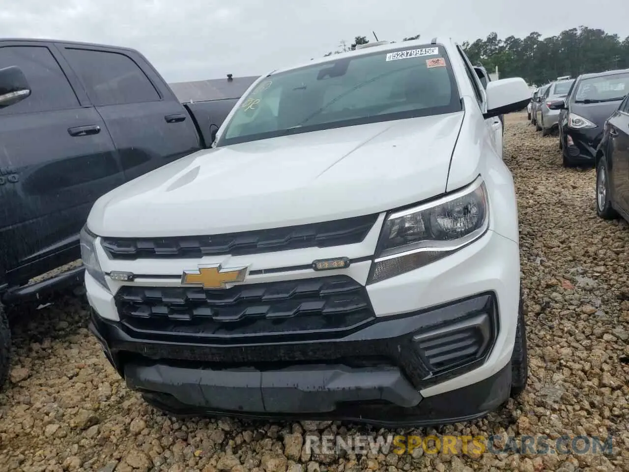 5 fotografías del automóvil dañado 1GCHSCEA8M1239683 CHEVROLET COLORADO 2021