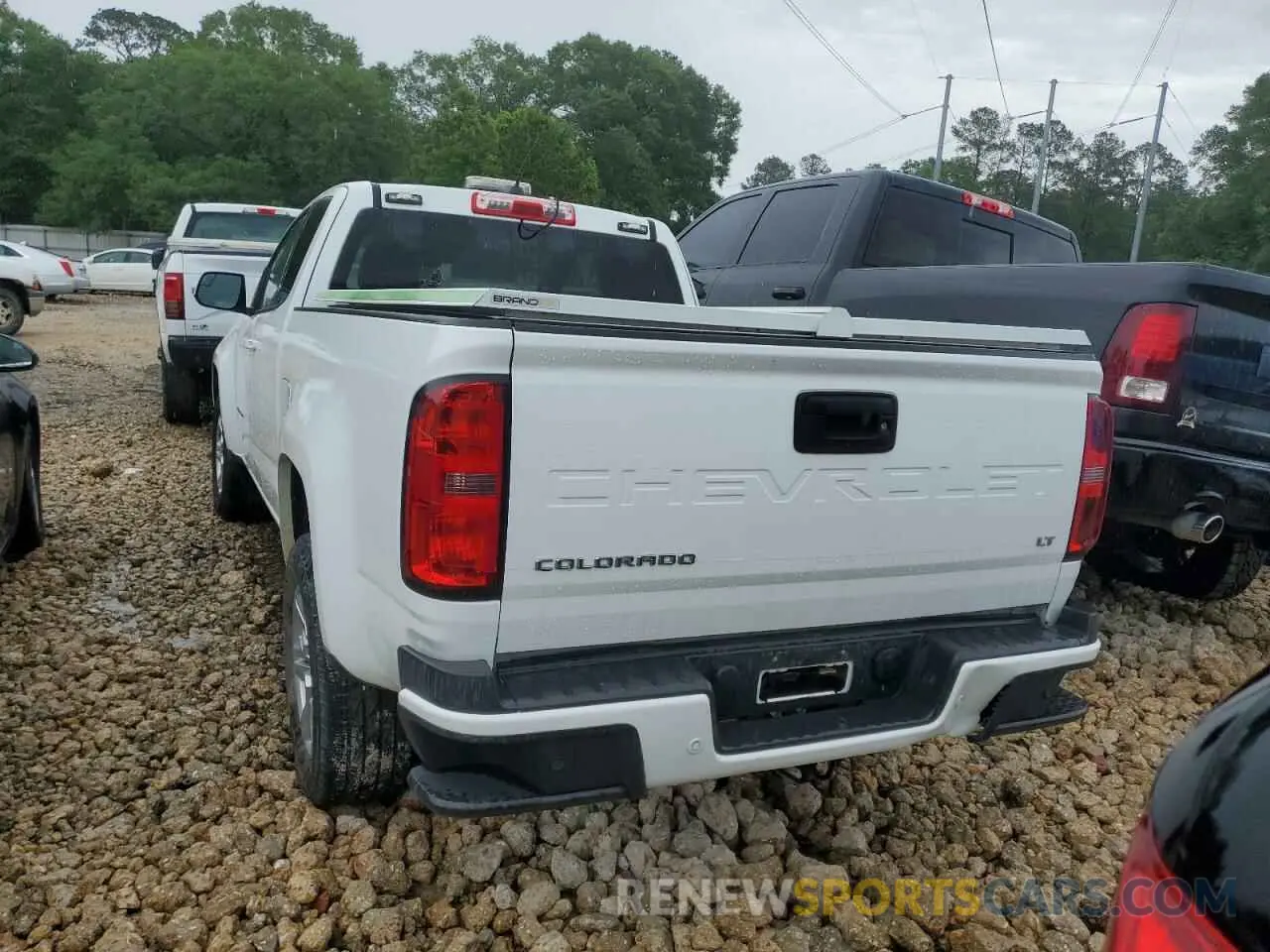 6 fotografías del automóvil dañado 1GCHSCEA8M1239683 CHEVROLET COLORADO 2021