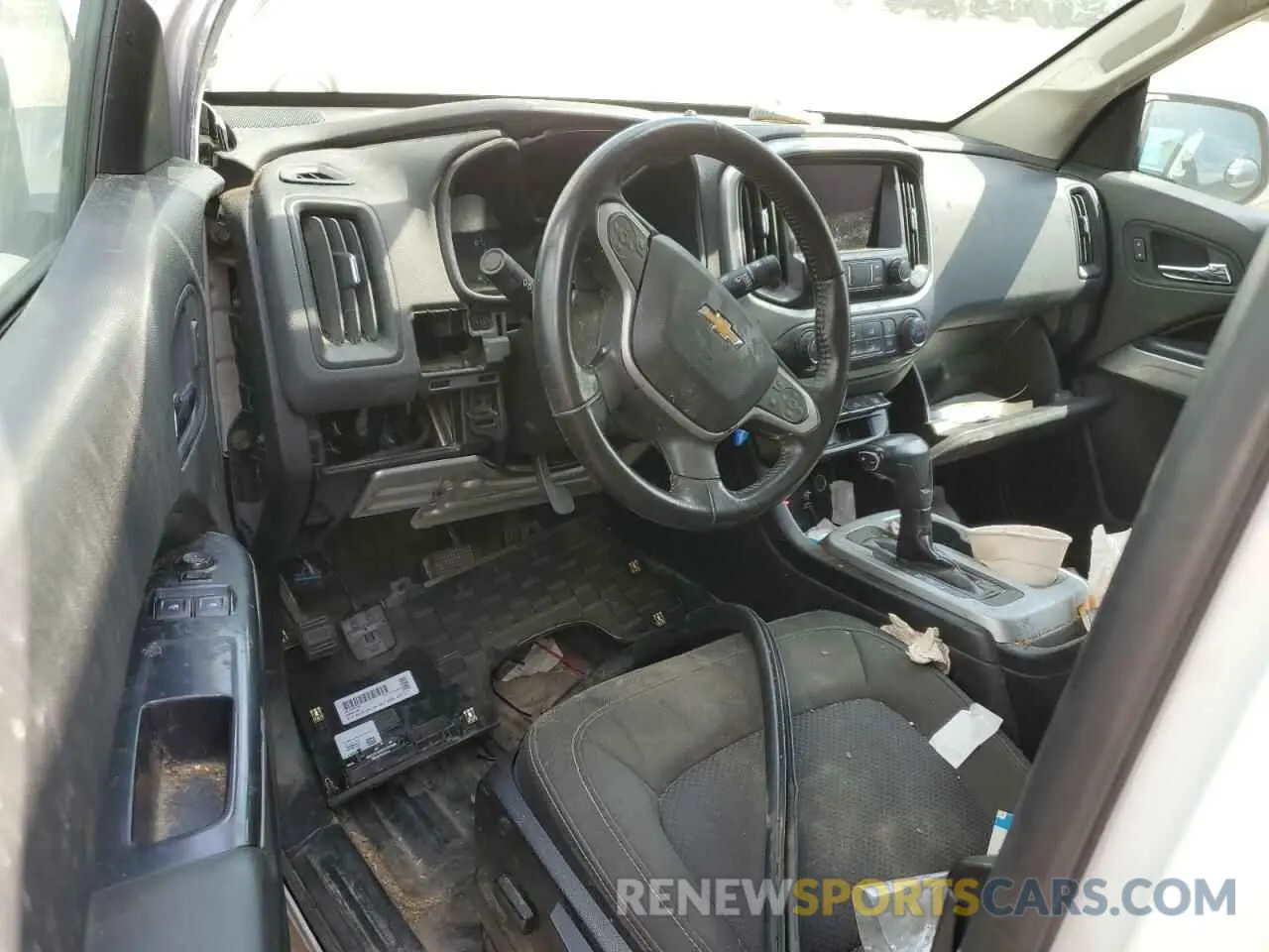 8 fotografías del automóvil dañado 1GCHSCEA8M1239683 CHEVROLET COLORADO 2021