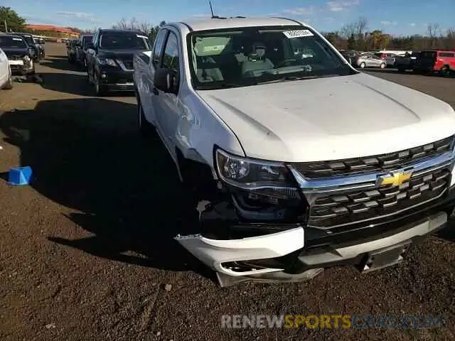 11 fotografías del automóvil dañado 1GCHTBEA5M1103891 CHEVROLET COLORADO 2021