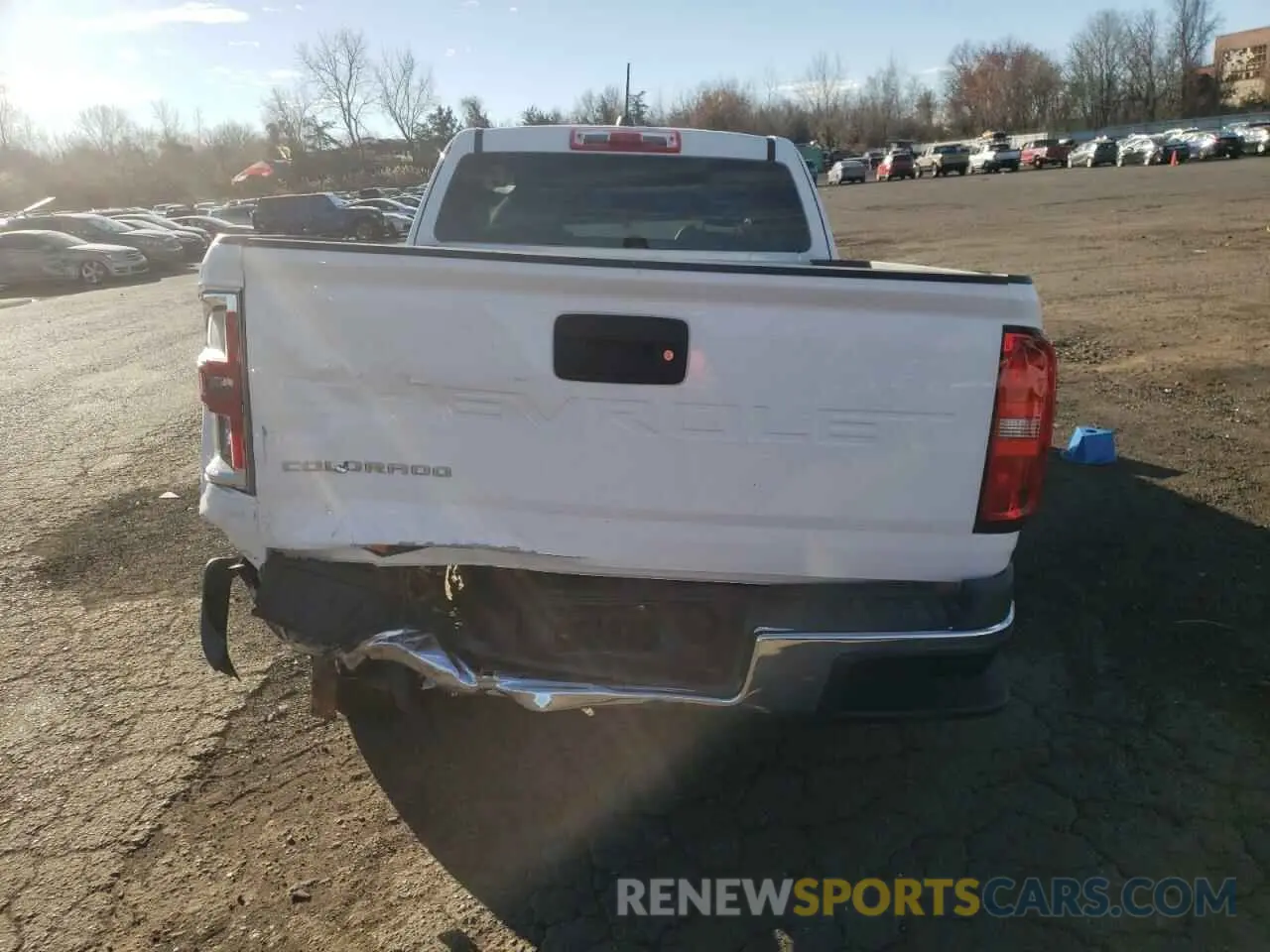 6 fotografías del automóvil dañado 1GCHTBEA5M1103891 CHEVROLET COLORADO 2021