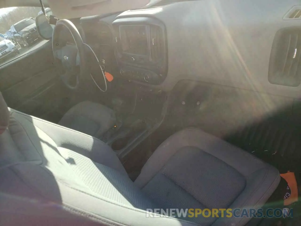 8 fotografías del automóvil dañado 1GCHTBEA5M1103891 CHEVROLET COLORADO 2021