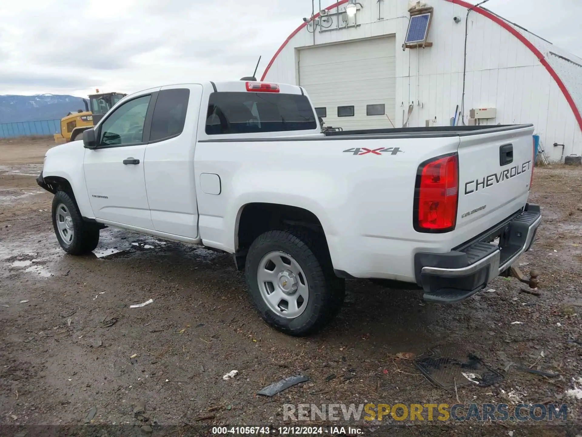 3 fotografías del automóvil dañado 1GCHTBEN2M1141579 CHEVROLET COLORADO 2021