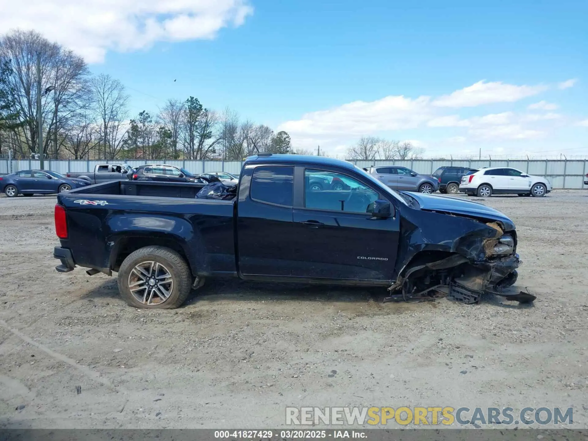 13 fotografías del automóvil dañado 1GCHTBEN2M1151898 CHEVROLET COLORADO 2021