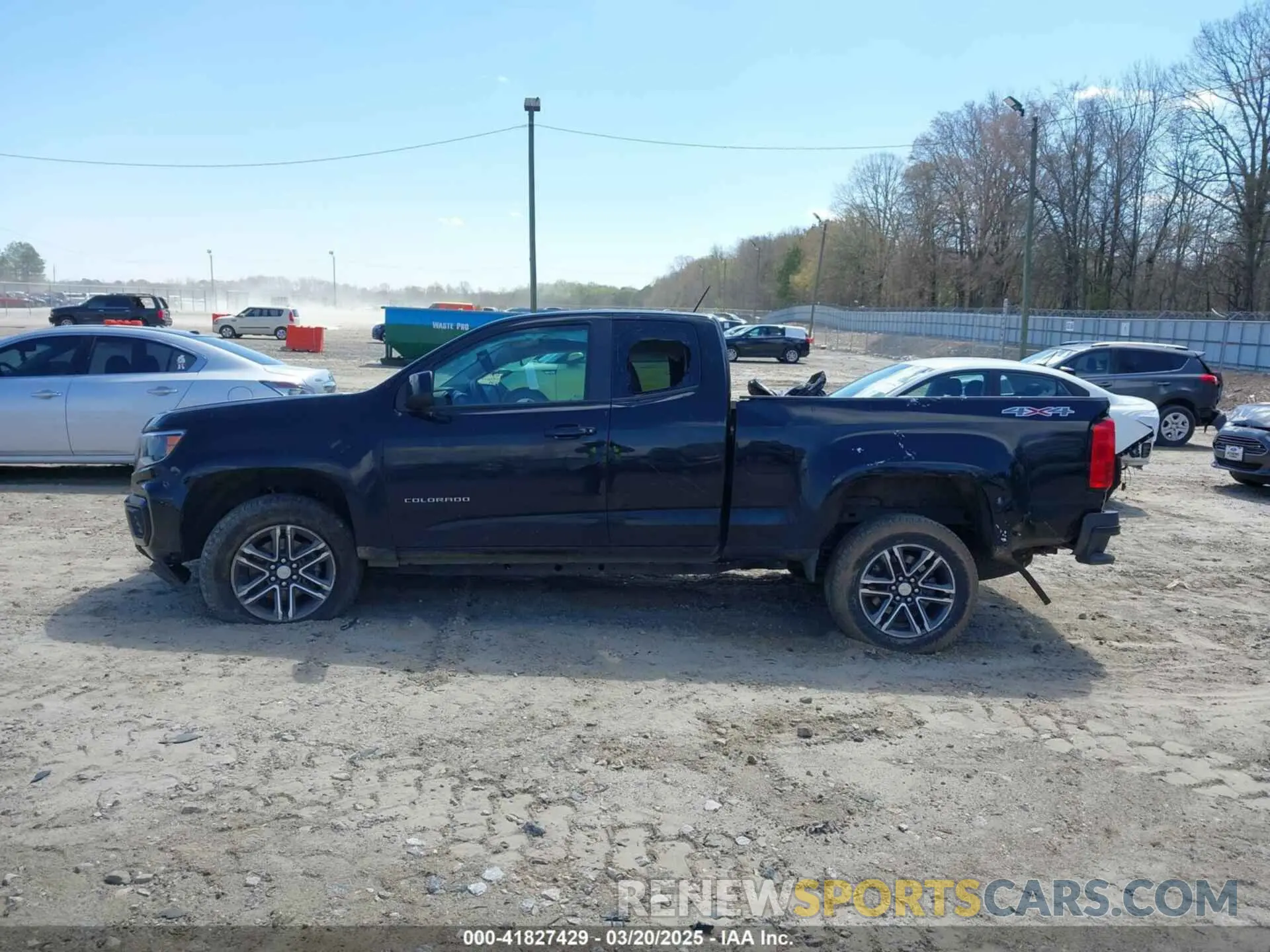 14 fotografías del automóvil dañado 1GCHTBEN2M1151898 CHEVROLET COLORADO 2021
