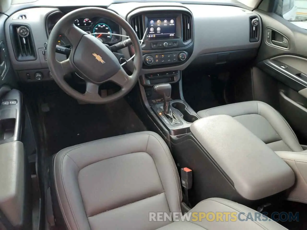 8 fotografías del automóvil dañado 1GCHTBEN3M1193688 CHEVROLET COLORADO 2021