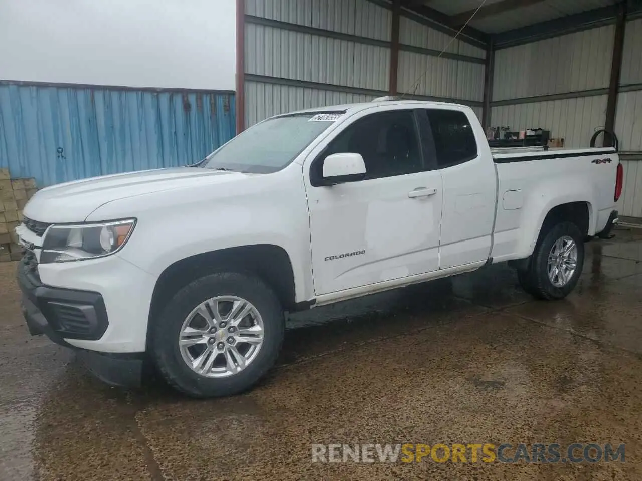 1 fotografías del automóvil dañado 1GCHTCEA0M1253431 CHEVROLET COLORADO 2021