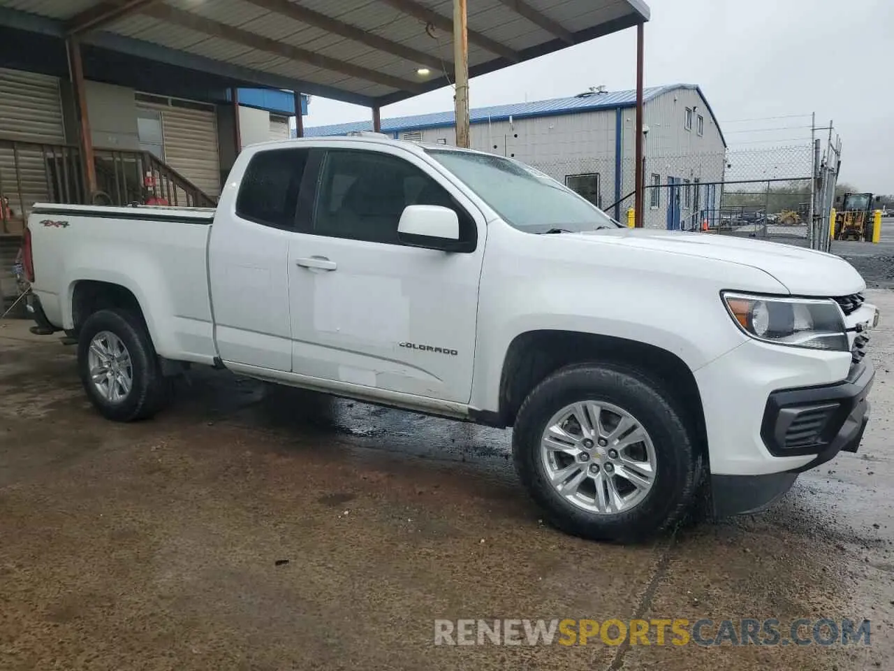 4 fotografías del automóvil dañado 1GCHTCEA9M1253766 CHEVROLET COLORADO 2021