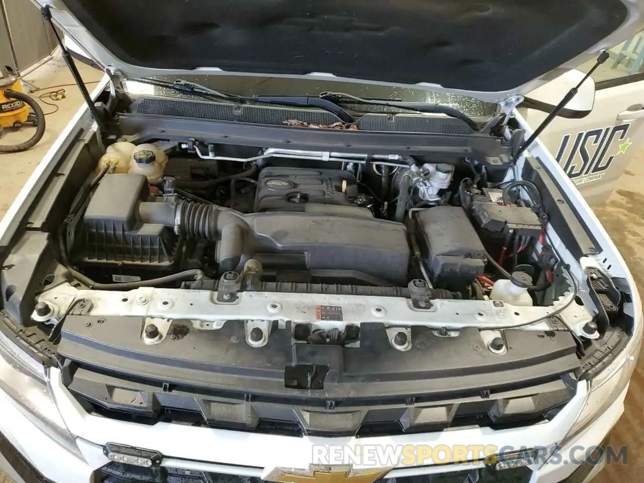 11 fotografías del automóvil dañado 1GCHTCEAXM1253310 CHEVROLET COLORADO 2021