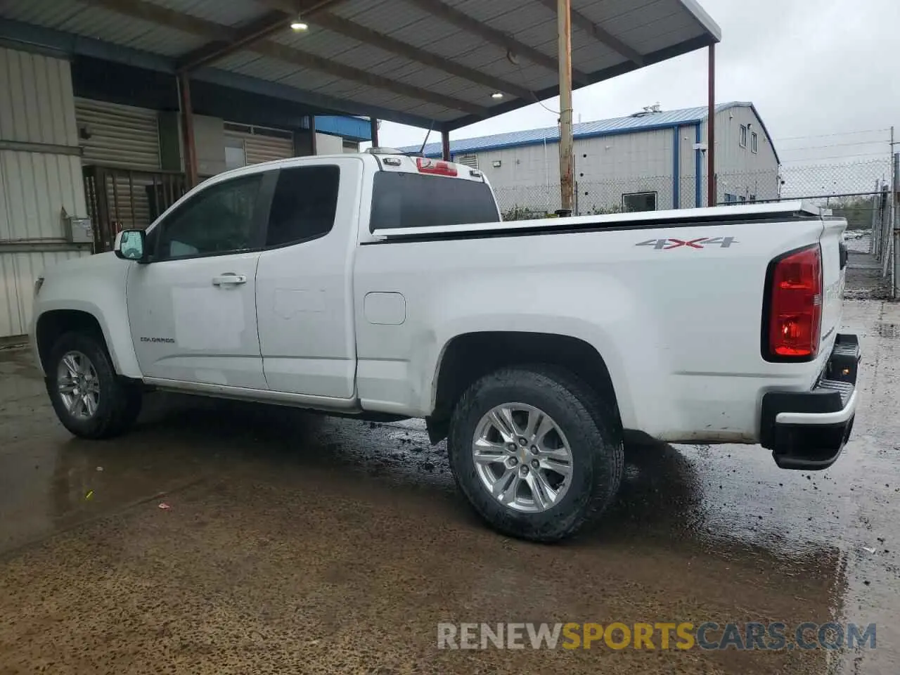 2 fotografías del automóvil dañado 1GCHTCEAXM1253310 CHEVROLET COLORADO 2021
