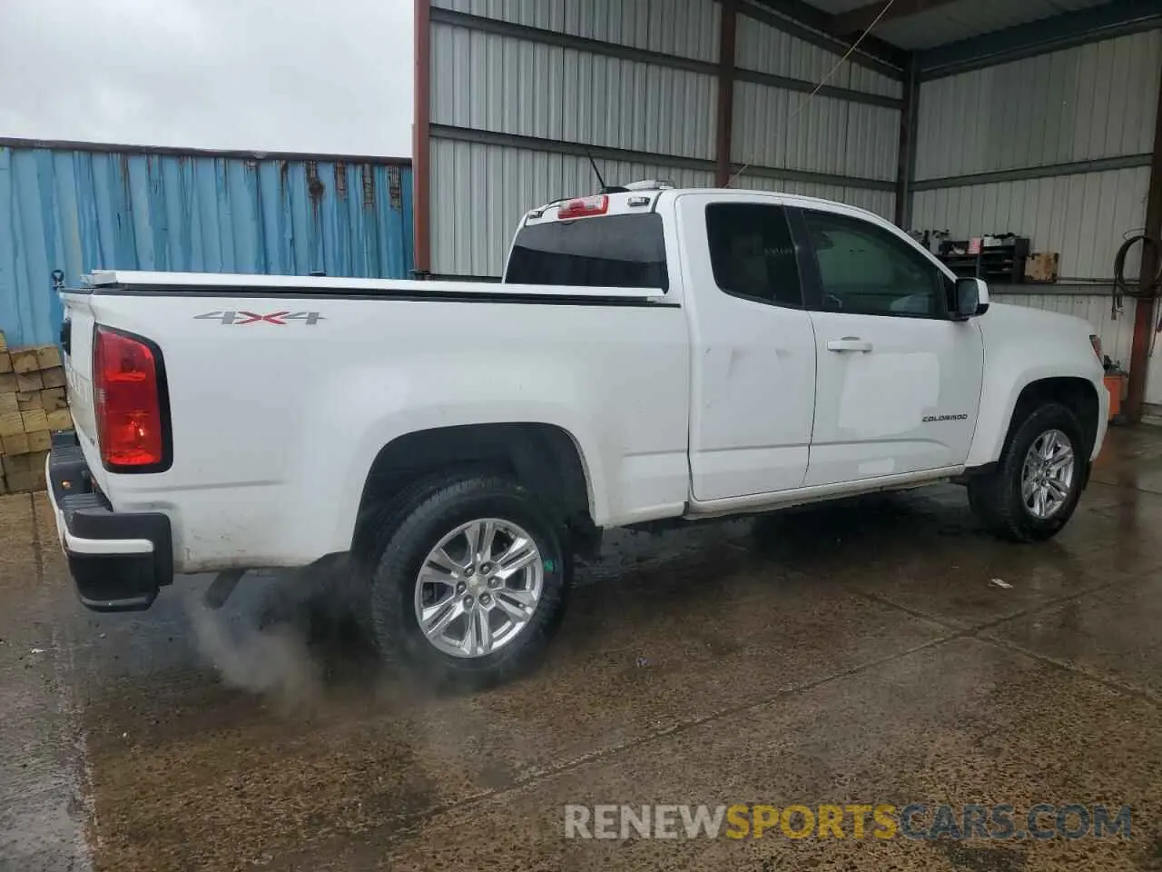 3 fotografías del automóvil dañado 1GCHTCEAXM1253310 CHEVROLET COLORADO 2021