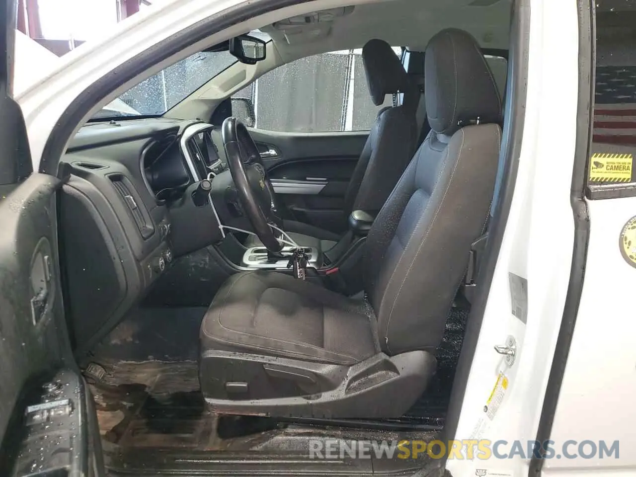 7 fotografías del automóvil dañado 1GCHTCEAXM1253310 CHEVROLET COLORADO 2021