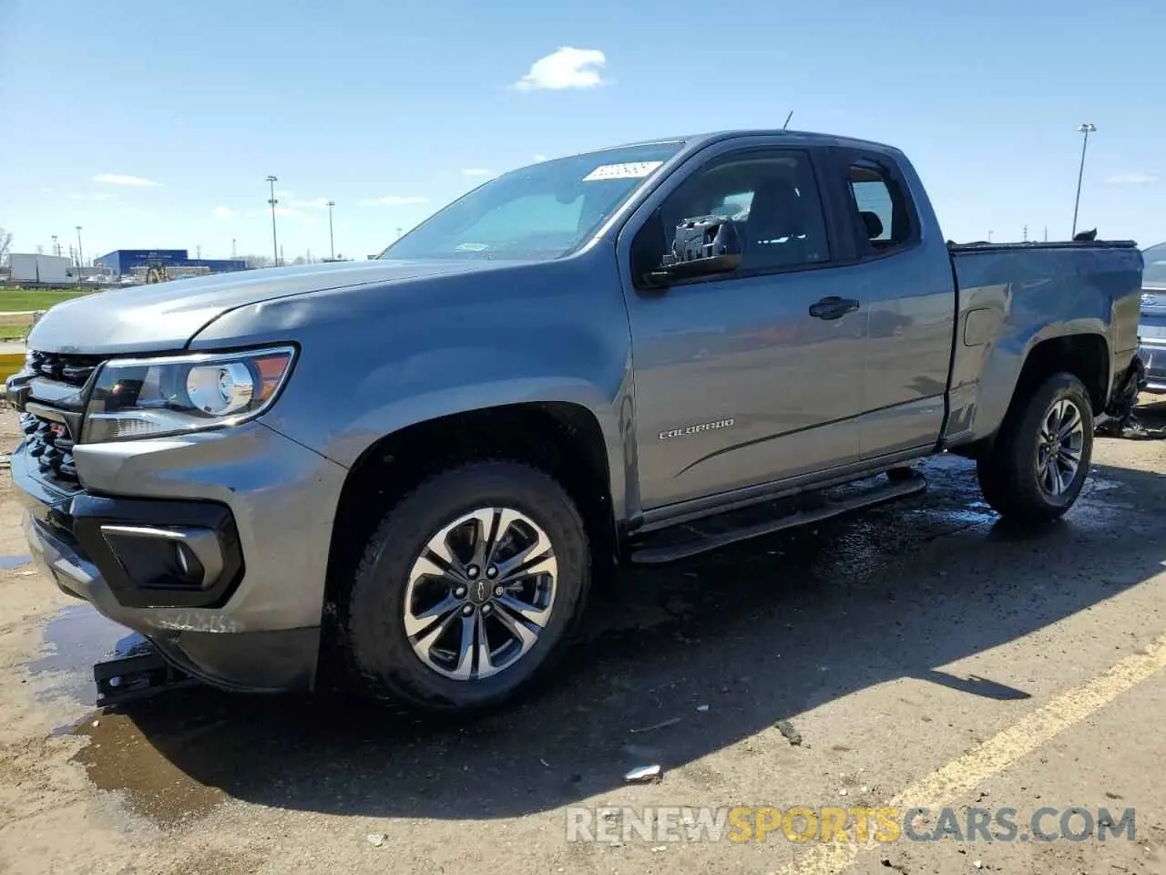 1 fotografías del automóvil dañado 1GCHTDEN7M1101834 CHEVROLET COLORADO 2021