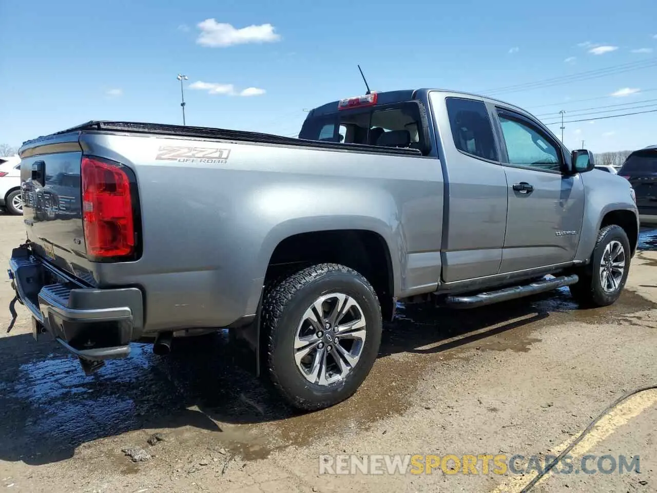 3 fotografías del automóvil dañado 1GCHTDEN7M1101834 CHEVROLET COLORADO 2021