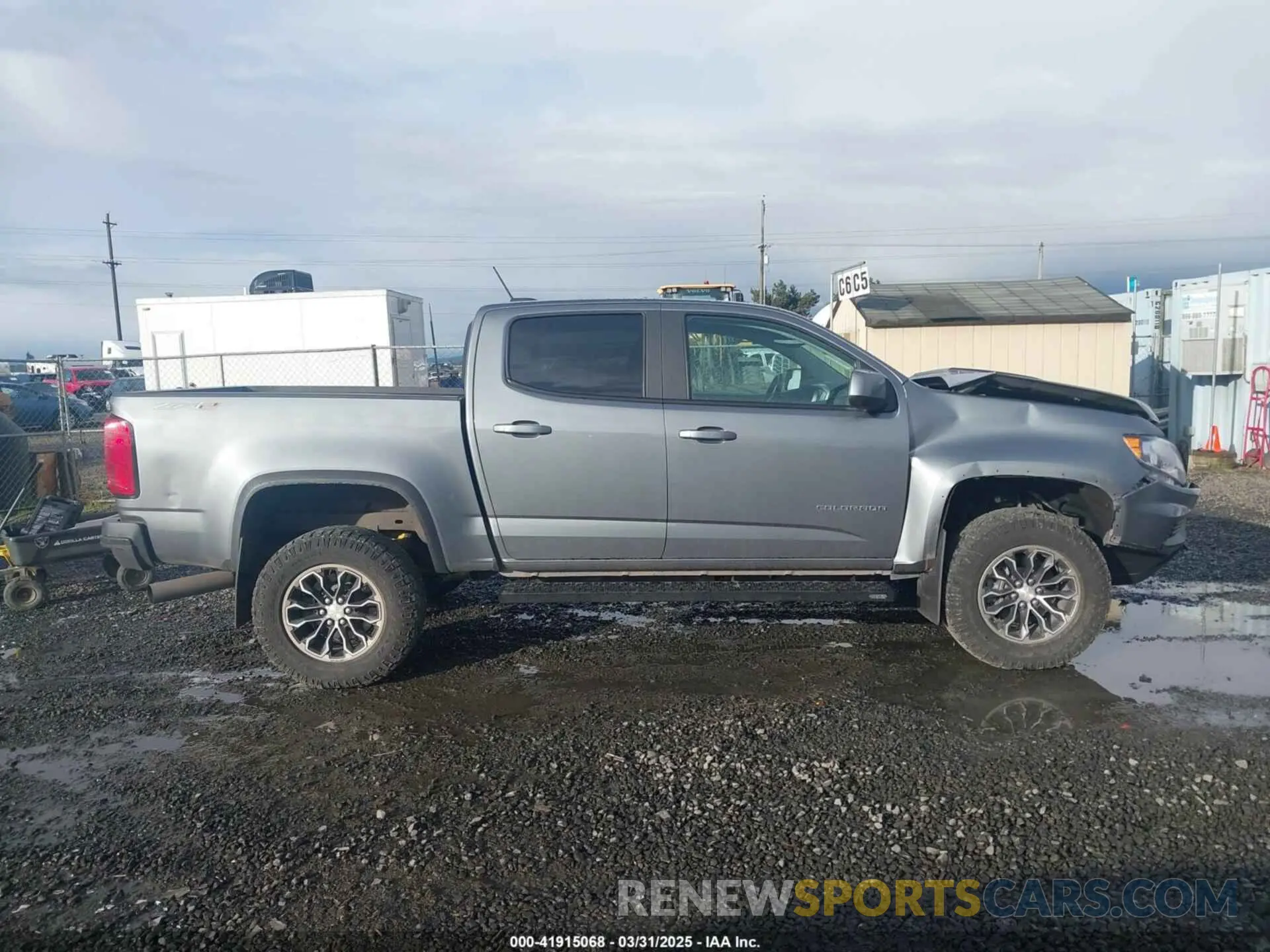 13 fotografías del automóvil dañado 1GCPTEE10M1206441 CHEVROLET COLORADO 2021
