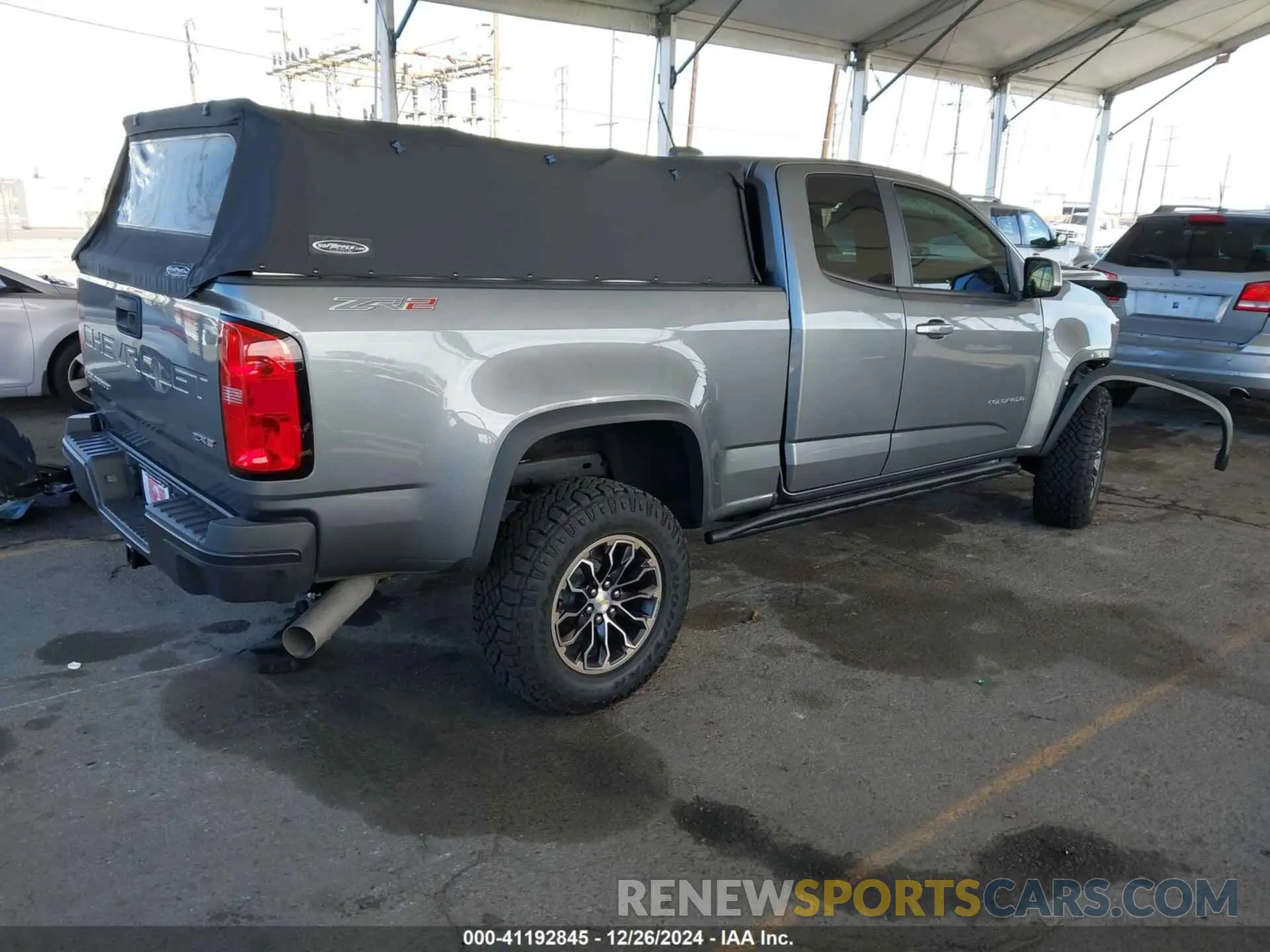4 fotografías del automóvil dañado 1GCRTEE14M1210503 CHEVROLET COLORADO 2021
