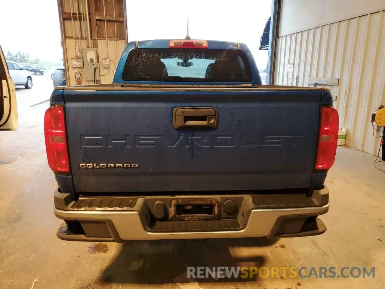 6 fotografías del automóvil dañado 1GCGSBEA0N1320488 CHEVROLET COLORADO 2022
