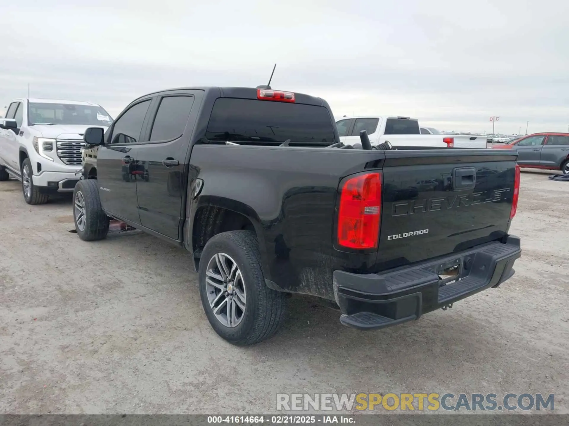 3 fotografías del automóvil dañado 1GCGSBEA3N1284912 CHEVROLET COLORADO 2022
