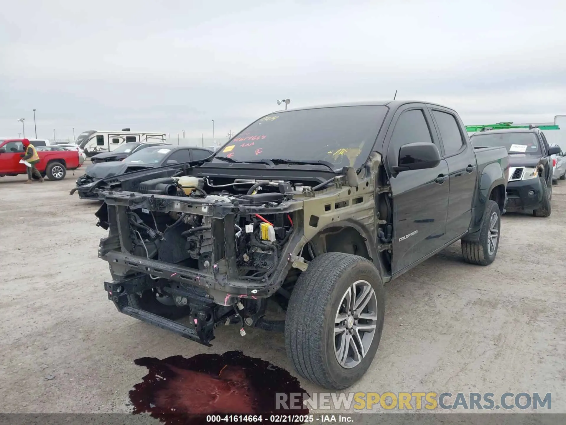 6 fotografías del automóvil dañado 1GCGSBEA3N1284912 CHEVROLET COLORADO 2022