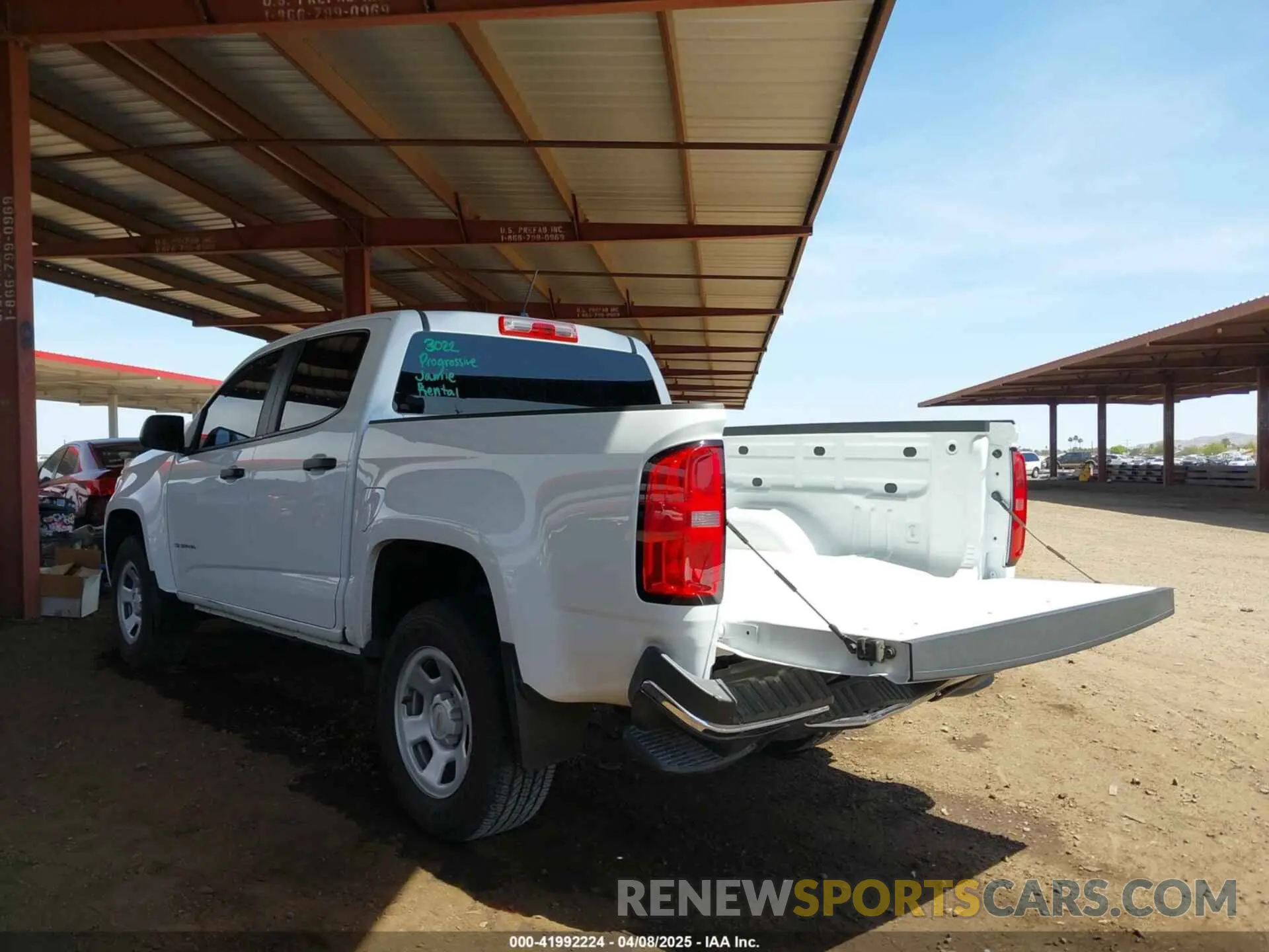 3 fotografías del automóvil dañado 1GCGSBEA5N1278576 CHEVROLET COLORADO 2022