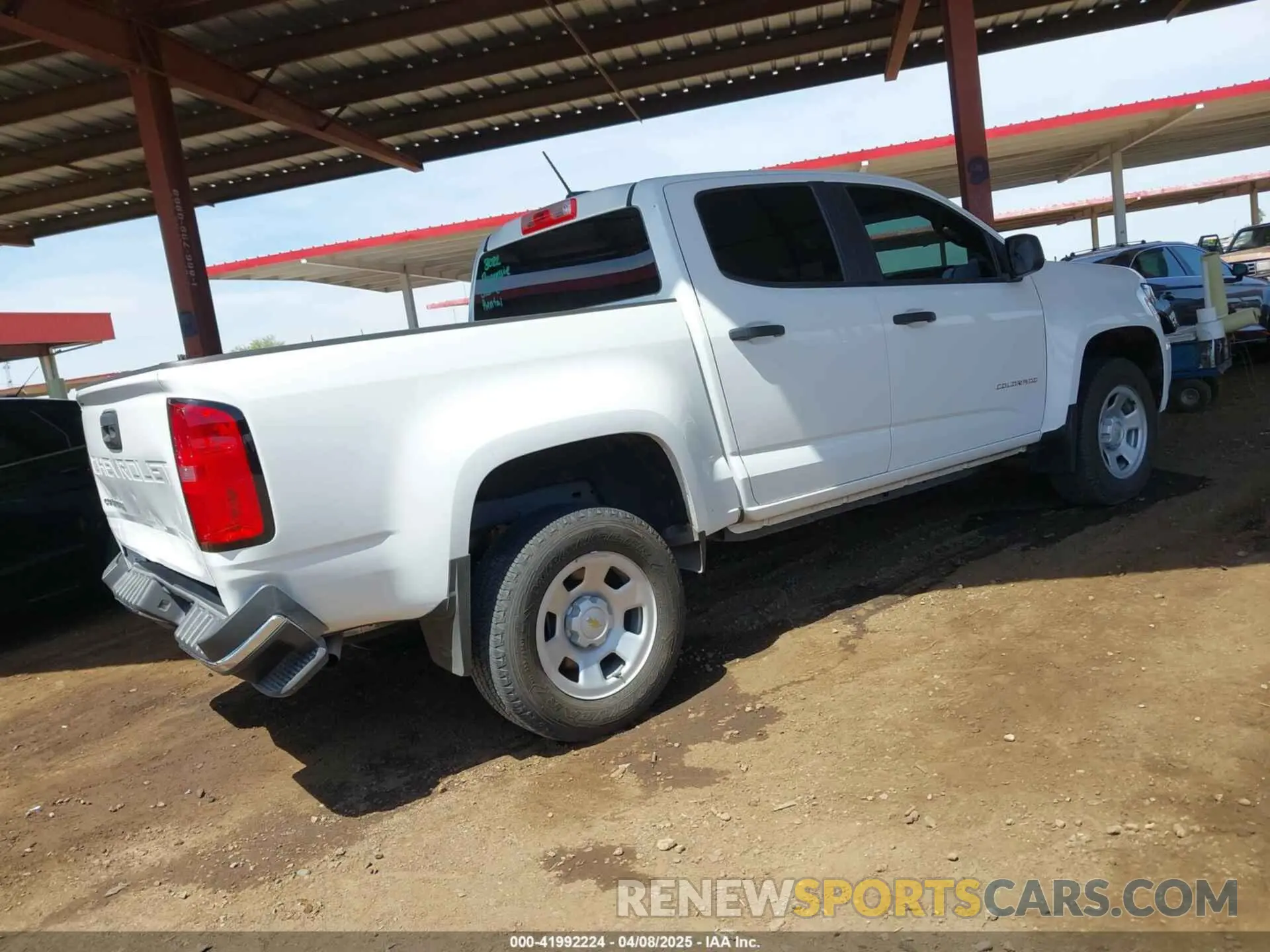 4 fotografías del automóvil dañado 1GCGSBEA5N1278576 CHEVROLET COLORADO 2022
