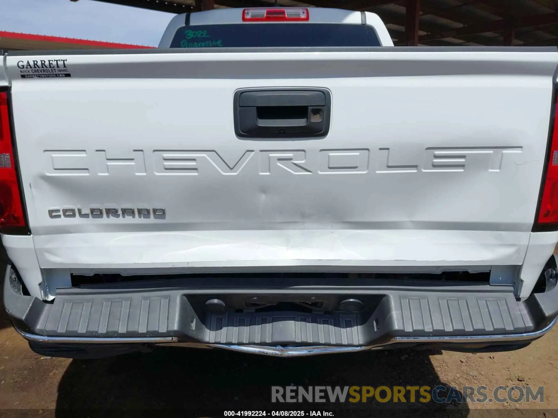 6 fotografías del automóvil dañado 1GCGSBEA5N1278576 CHEVROLET COLORADO 2022