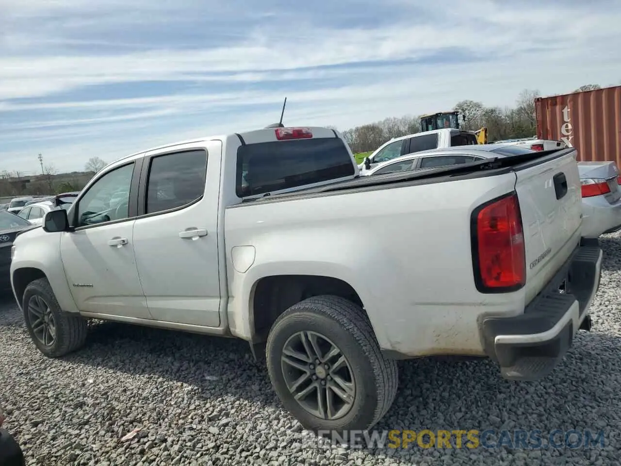 2 fotografías del automóvil dañado 1GCGSBEN0N1153116 CHEVROLET COLORADO 2022