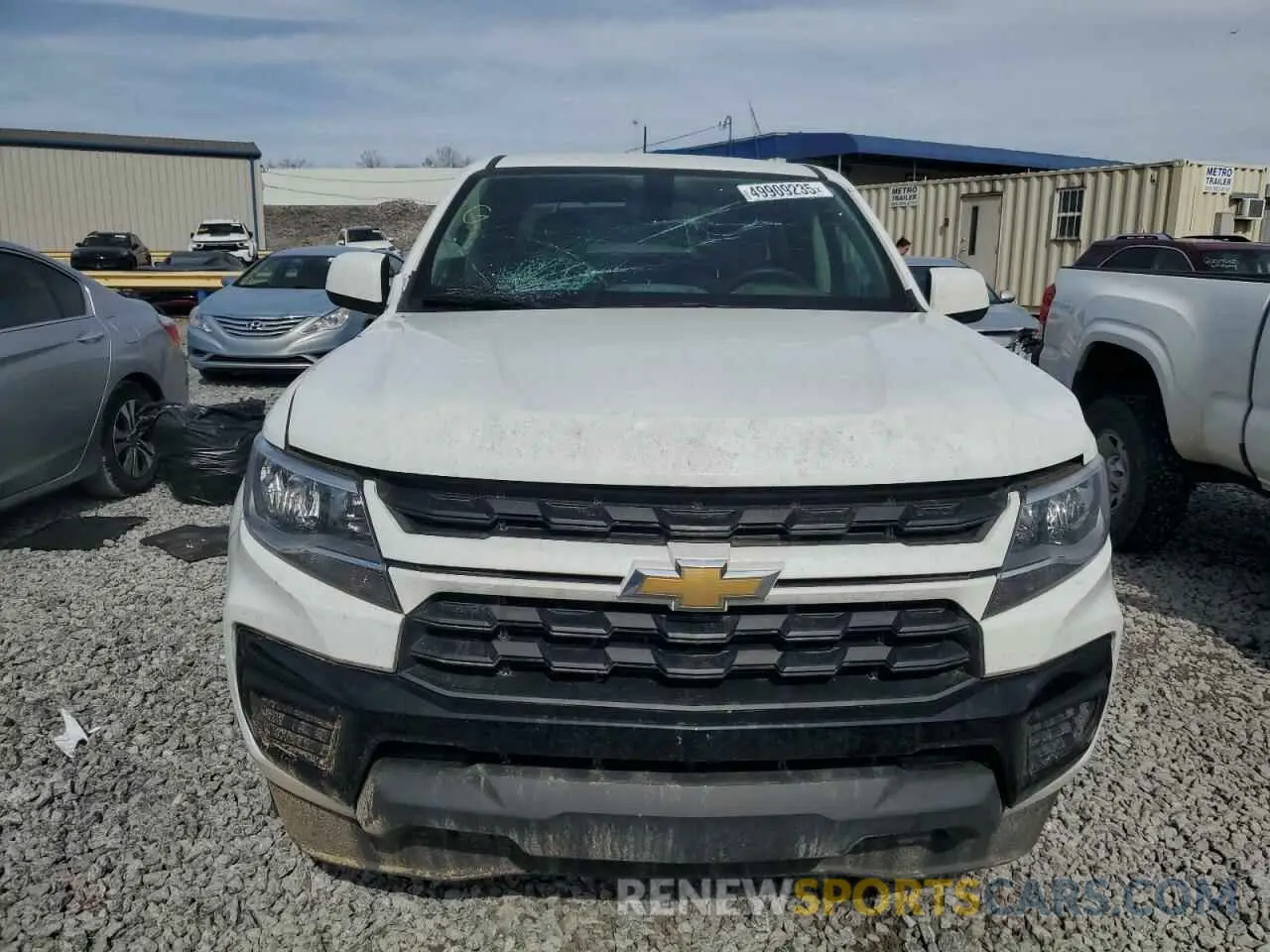 5 fotografías del automóvil dañado 1GCGSBEN0N1153116 CHEVROLET COLORADO 2022