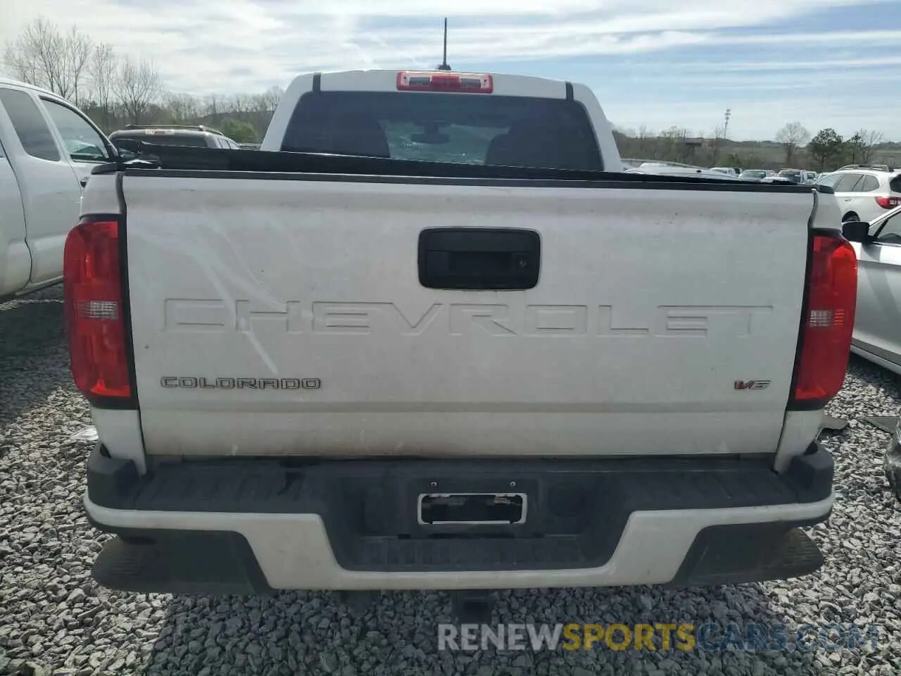 6 fotografías del automóvil dañado 1GCGSBEN0N1153116 CHEVROLET COLORADO 2022