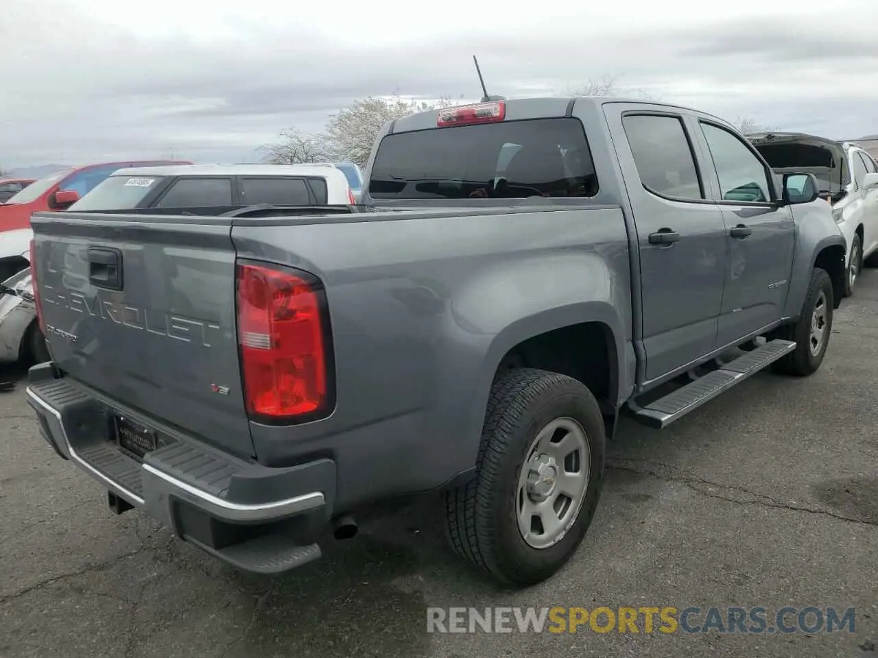 3 fotografías del automóvil dañado 1GCGSBEN3N1309827 CHEVROLET COLORADO 2022