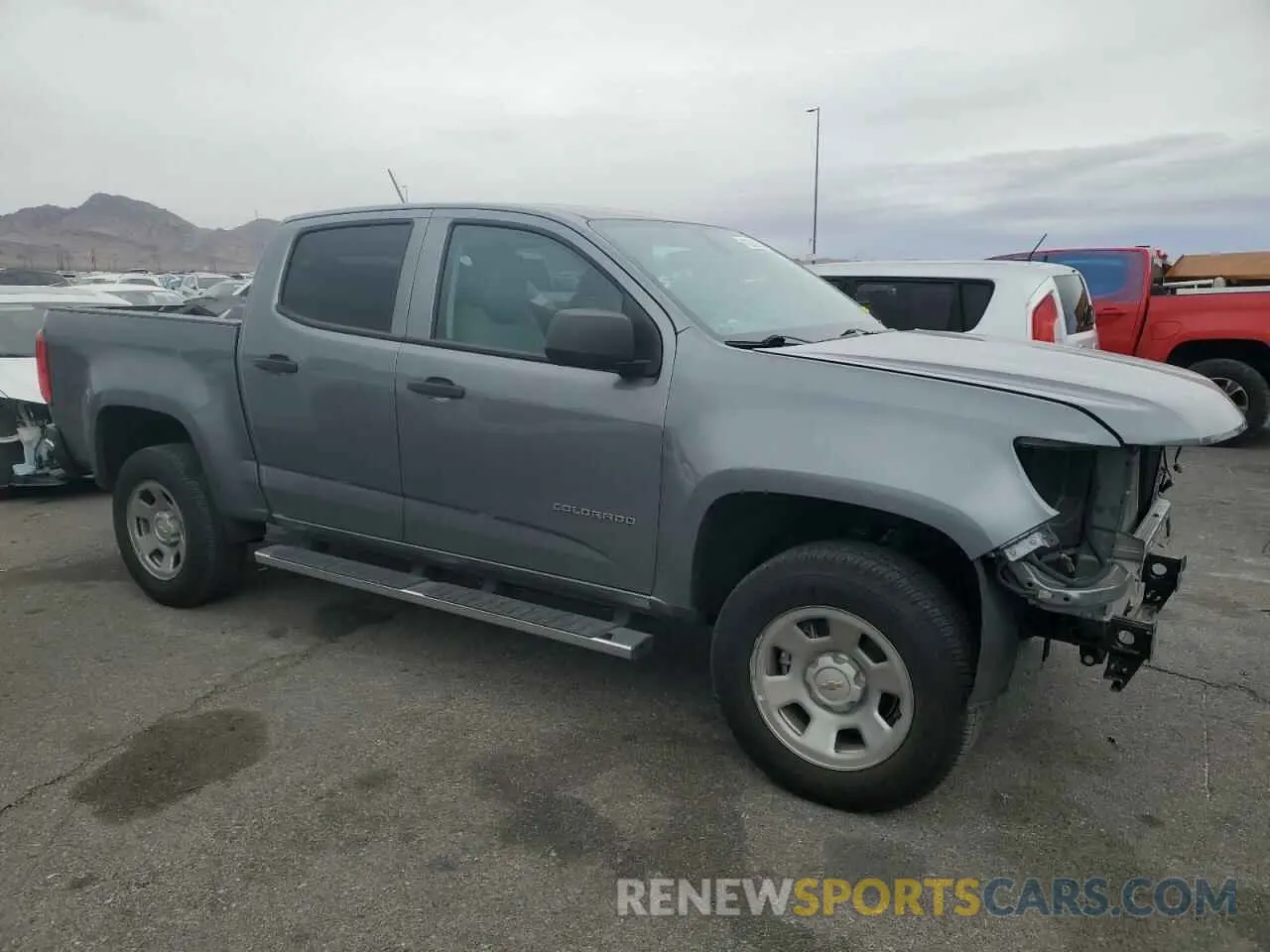 4 fotografías del automóvil dañado 1GCGSBEN3N1309827 CHEVROLET COLORADO 2022