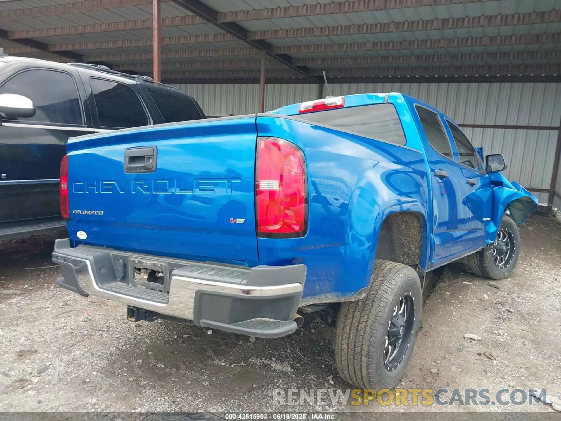 4 fotografías del automóvil dañado 1GCGSBEN3N1326191 CHEVROLET COLORADO 2022