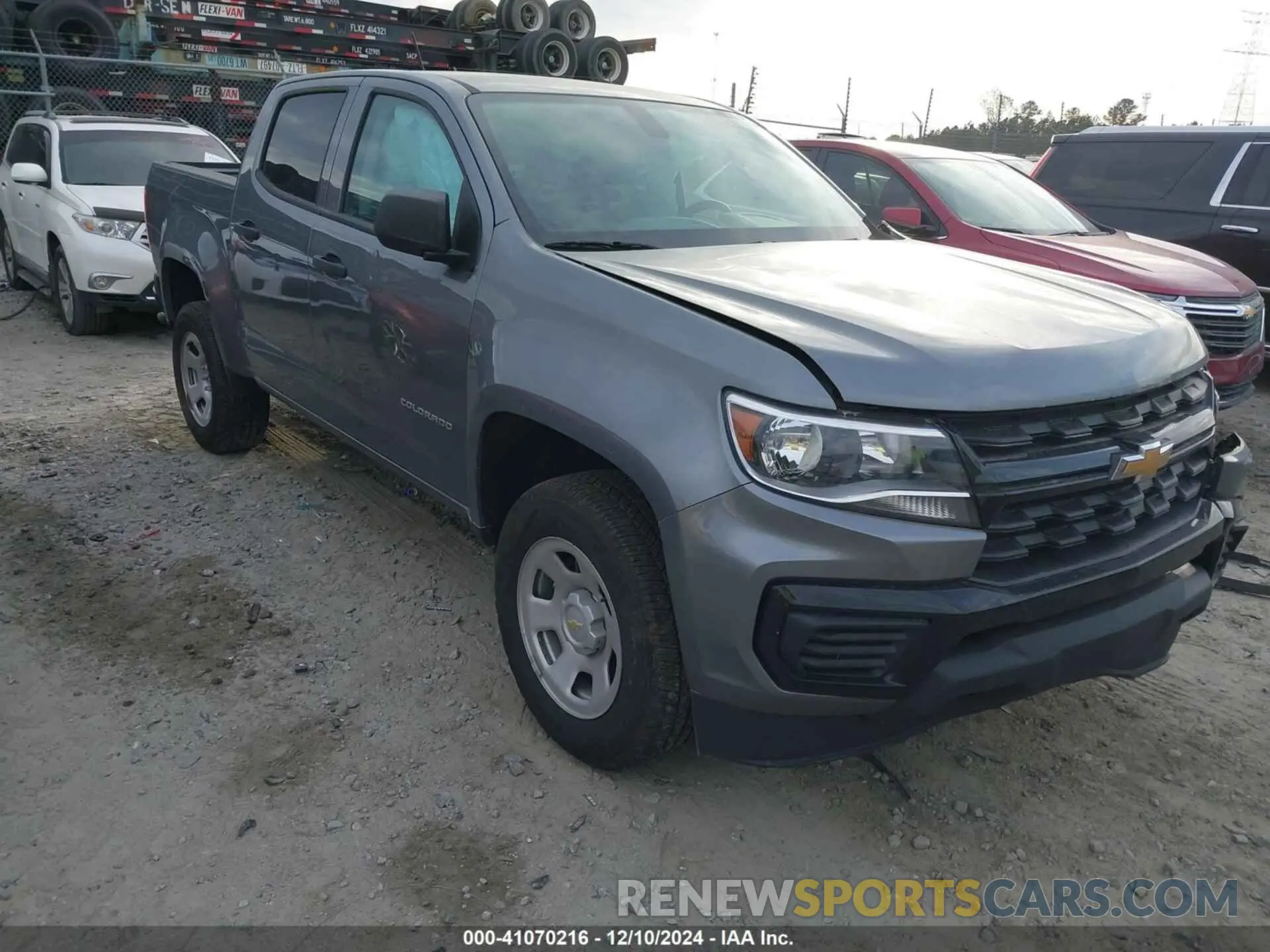 1 fotografías del automóvil dañado 1GCGSBEN4N1319525 CHEVROLET COLORADO 2022