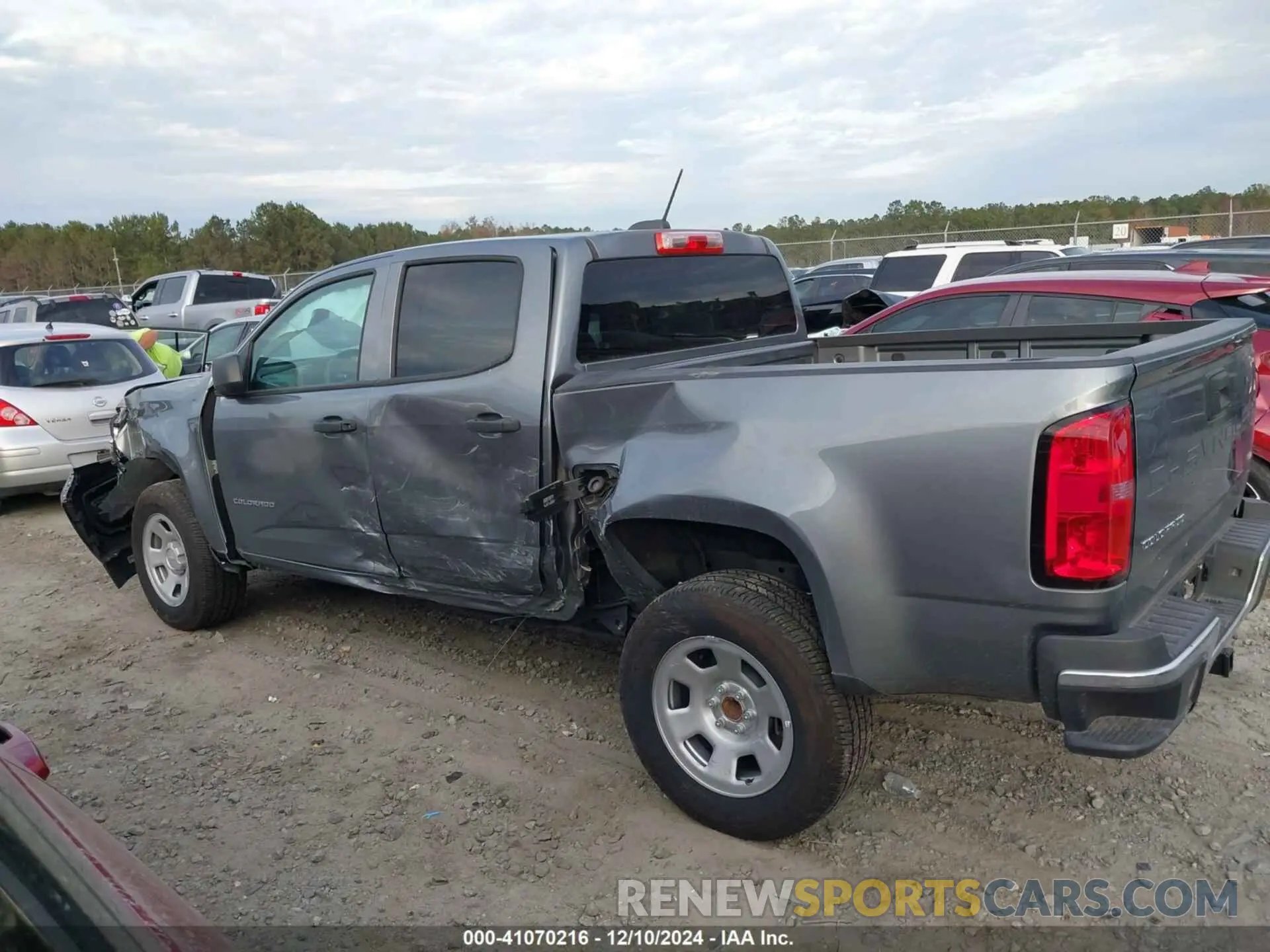 15 fotografías del automóvil dañado 1GCGSBEN4N1319525 CHEVROLET COLORADO 2022
