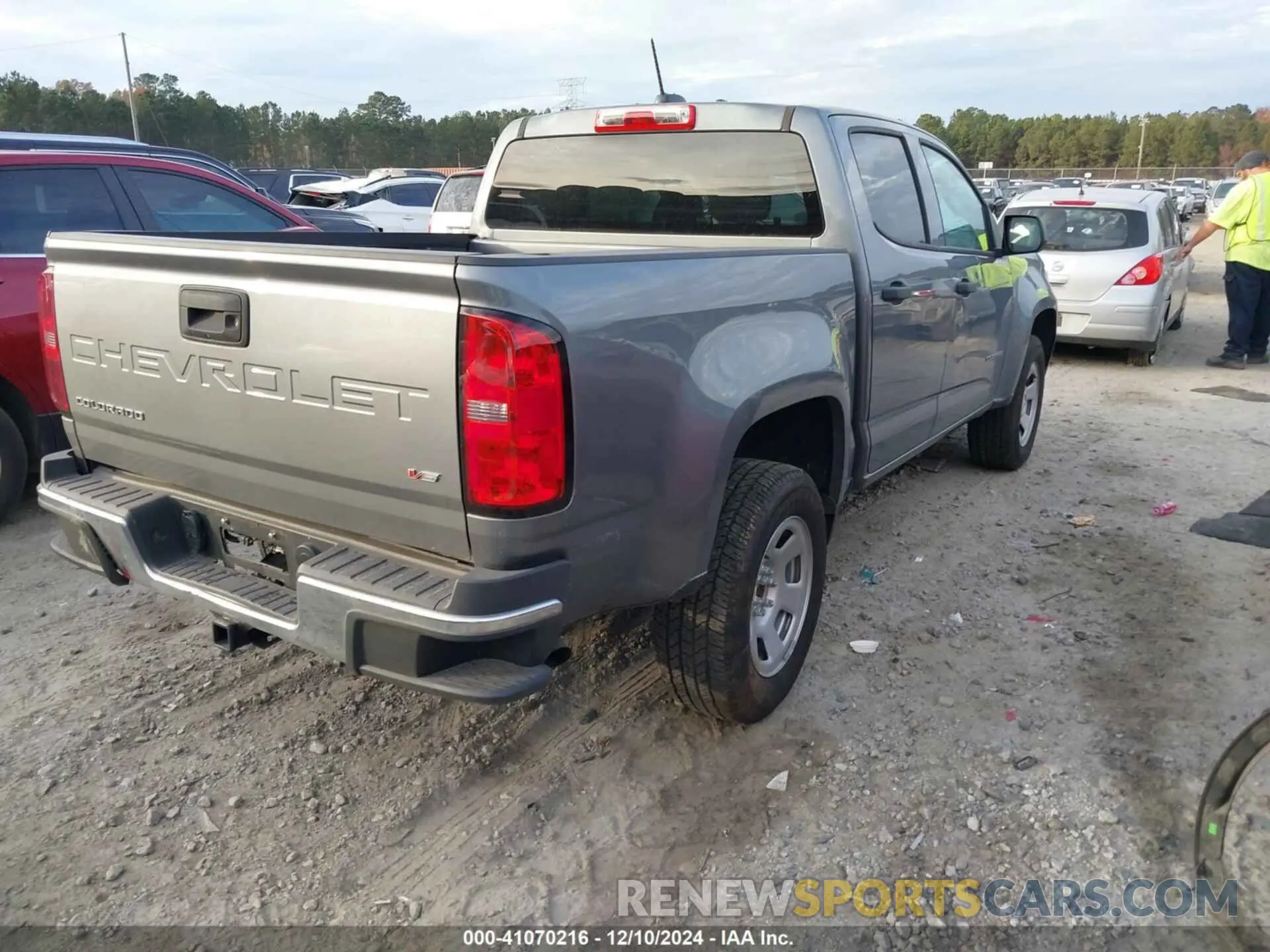 4 fotografías del automóvil dañado 1GCGSBEN4N1319525 CHEVROLET COLORADO 2022