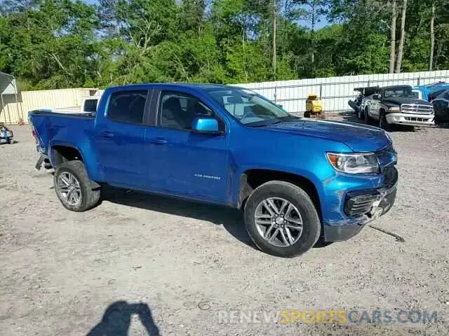 11 fotografías del automóvil dañado 1GCGSBEN9N1108434 CHEVROLET COLORADO 2022