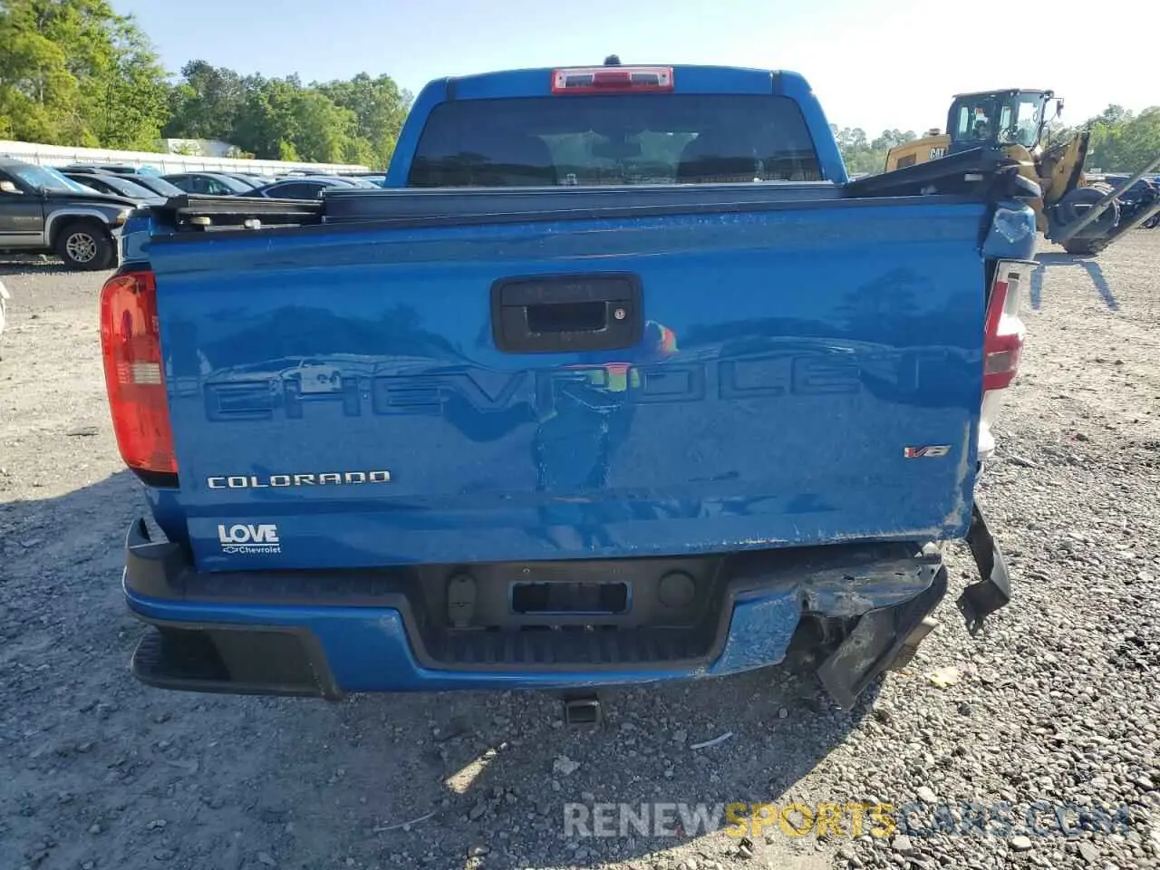 6 fotografías del automóvil dañado 1GCGSBEN9N1108434 CHEVROLET COLORADO 2022