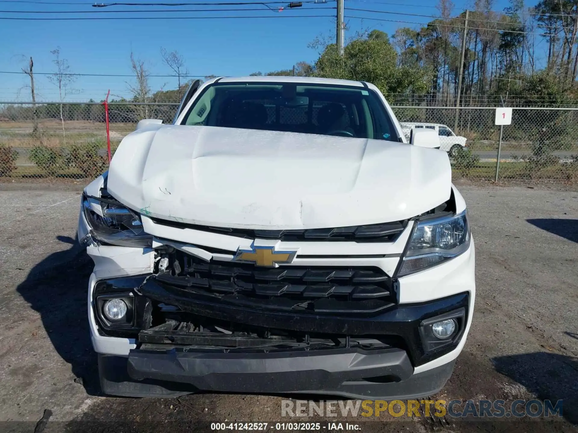 12 fotografías del automóvil dañado 1GCGSCEA2N1309286 CHEVROLET COLORADO 2022