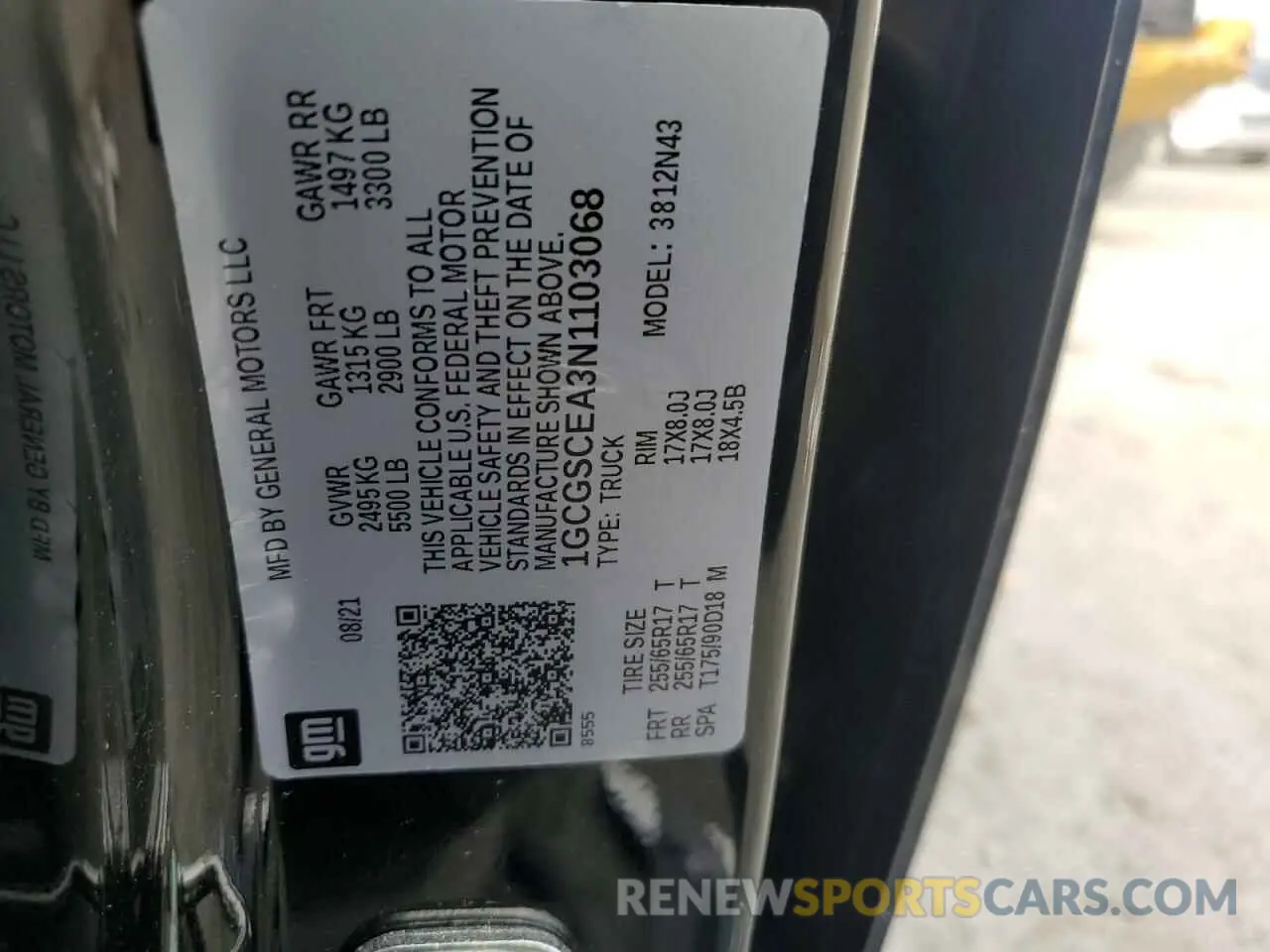 12 fotografías del automóvil dañado 1GCGSCEA3N1103068 CHEVROLET COLORADO 2022