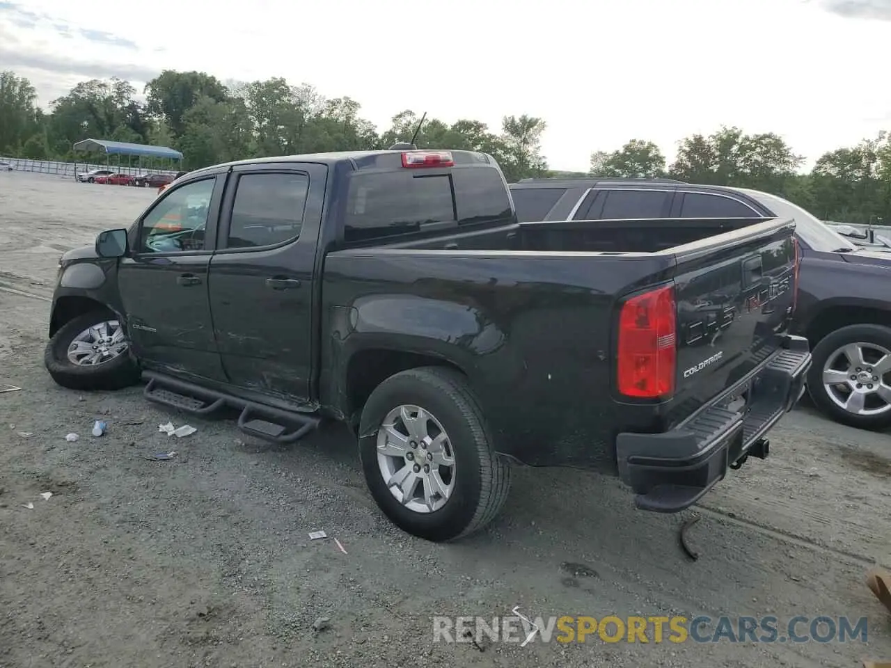 2 fotografías del automóvil dañado 1GCGSCEA3N1103068 CHEVROLET COLORADO 2022