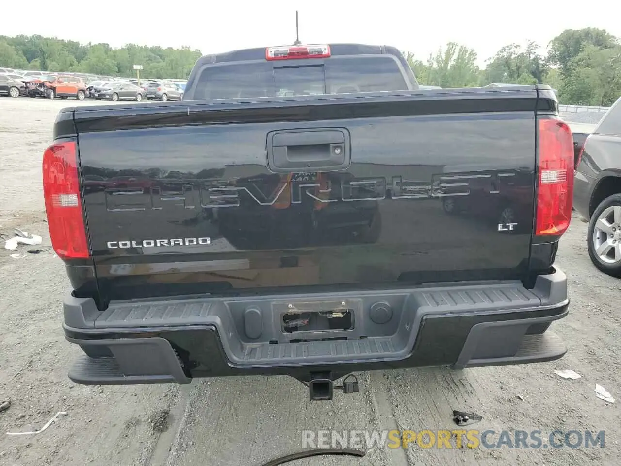 6 fotografías del automóvil dañado 1GCGSCEA3N1103068 CHEVROLET COLORADO 2022