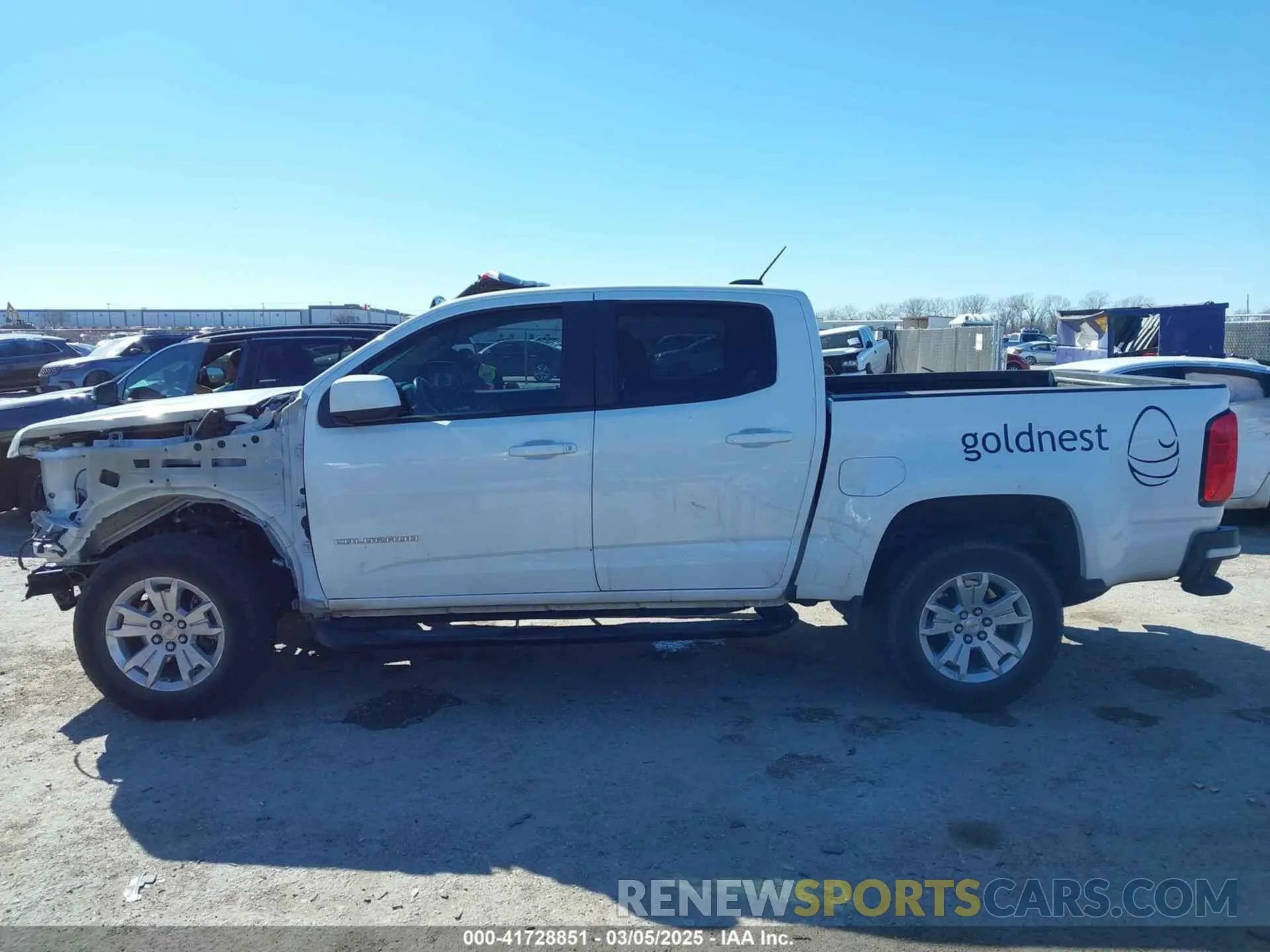 14 fotografías del automóvil dañado 1GCGSCEA3N1304212 CHEVROLET COLORADO 2022