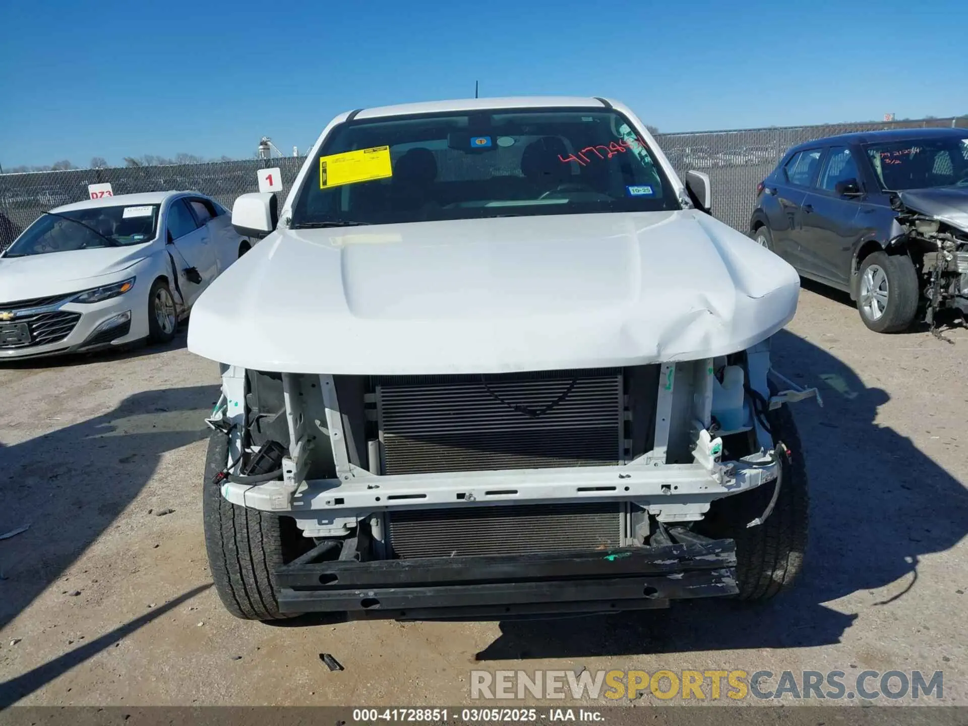 6 fotografías del automóvil dañado 1GCGSCEA3N1304212 CHEVROLET COLORADO 2022