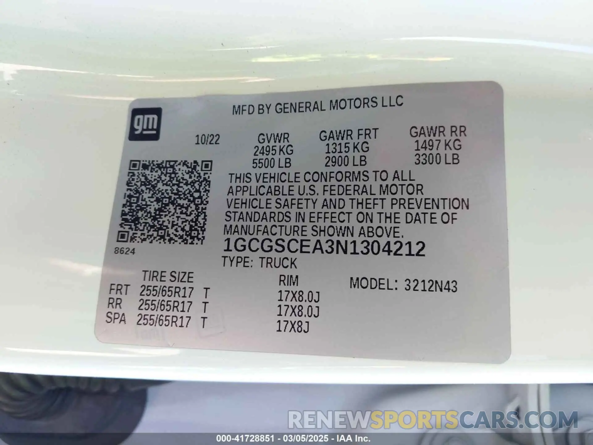 9 fotografías del automóvil dañado 1GCGSCEA3N1304212 CHEVROLET COLORADO 2022